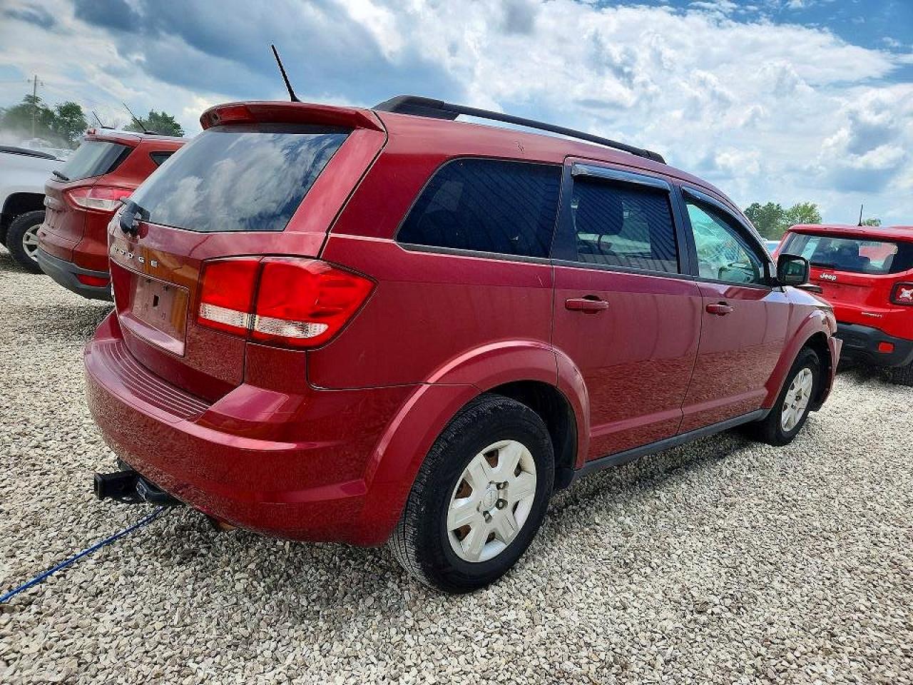 2011 Dodge Journey Express Burgundy vin: 3D4PG4FB0BT544548