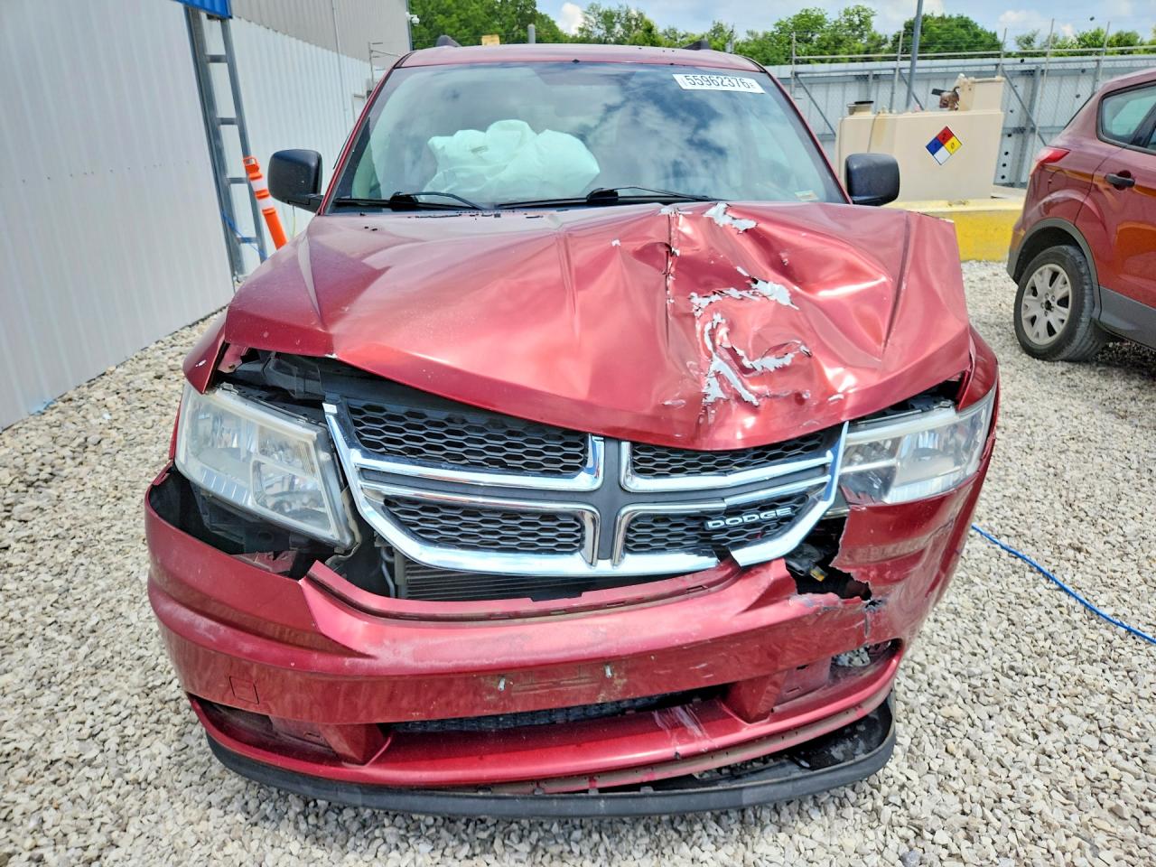 2011 Dodge Journey Express Burgundy vin: 3D4PG4FB0BT544548