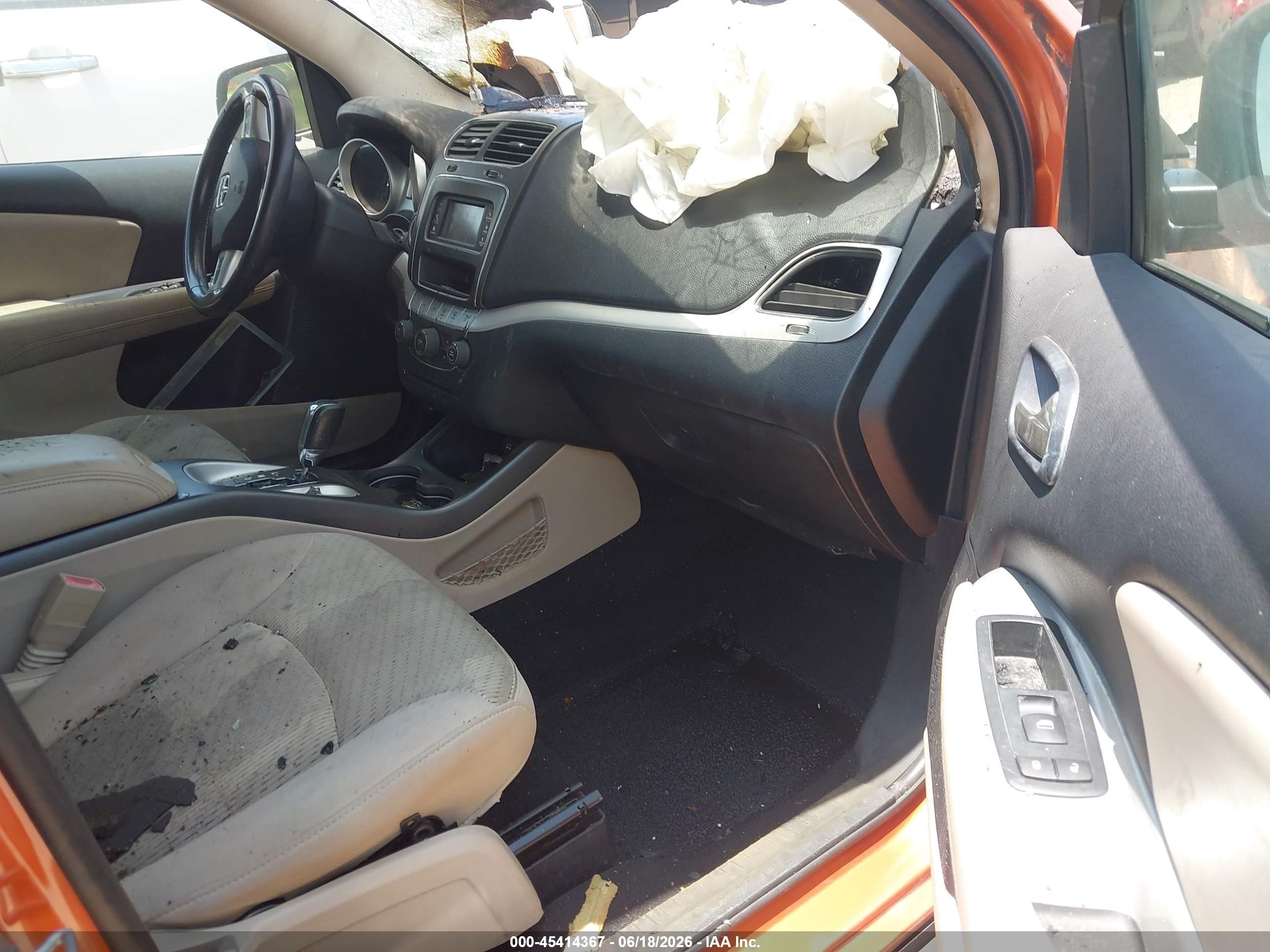 2011 Dodge Journey Express Orange vin: 3D4PG4FB2BT556961