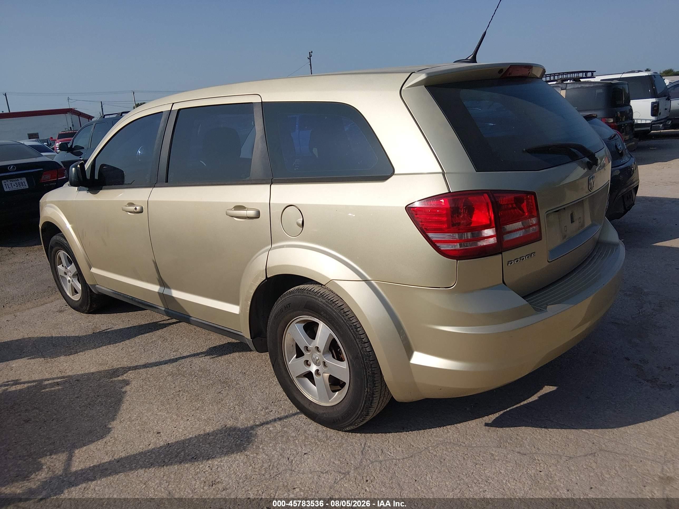 2010 Dodge Journey Se Gold vin: 3D4PG4FB3AT109120