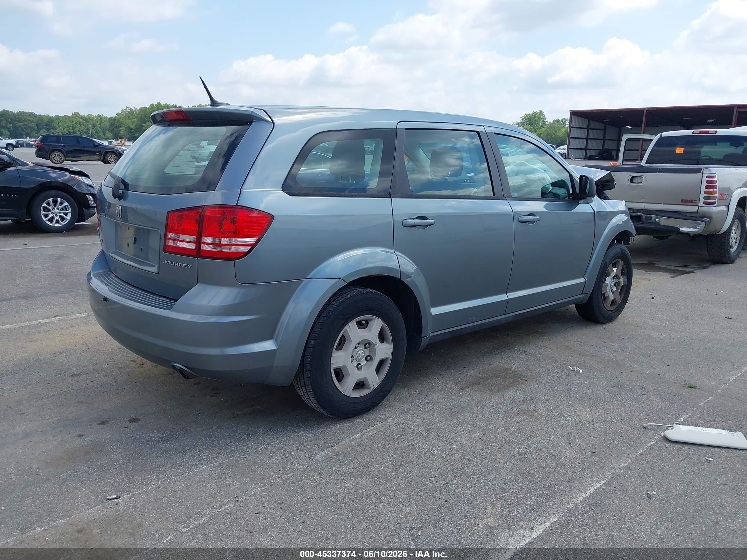 2010 Dodge Journey Se Blue vin: 3D4PG4FB4AT269653