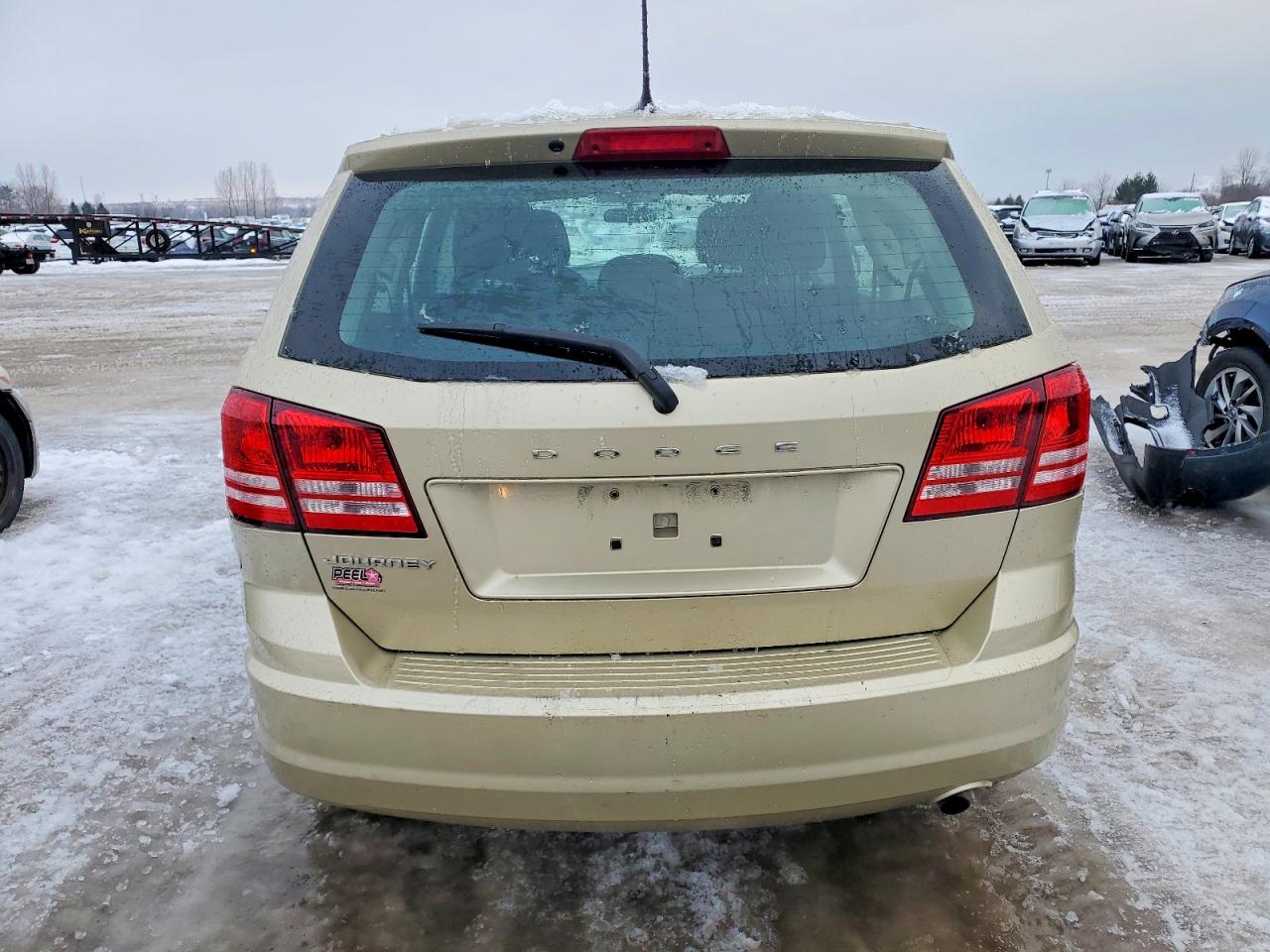 2011 Dodge Journey Express Beige vin: 3D4PG4FB4BT559067