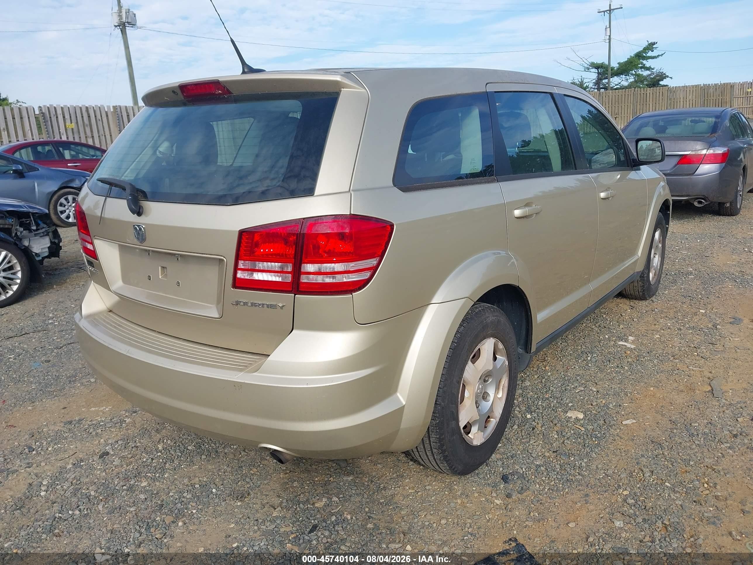 2010 Dodge Journey Se Gold vin: 3D4PG4FB5AT257334