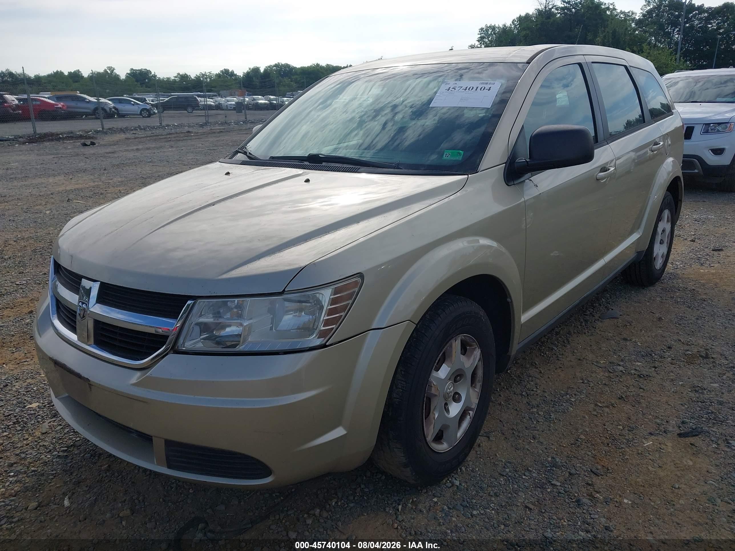 2010 Dodge Journey Se Gold vin: 3D4PG4FB5AT257334