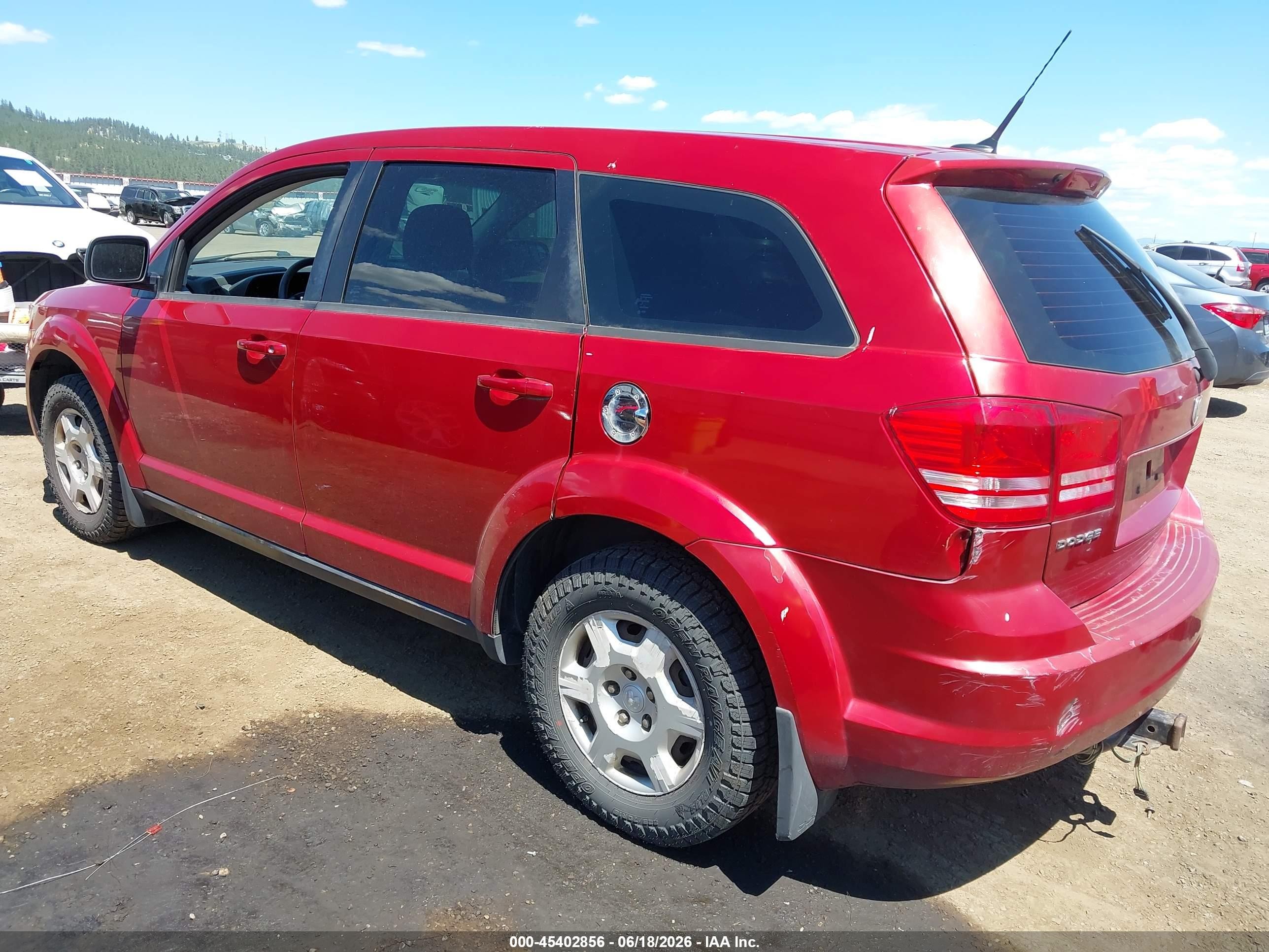 2010 Dodge Journey Se Красный vin: 3D4PG4FB5AT269855