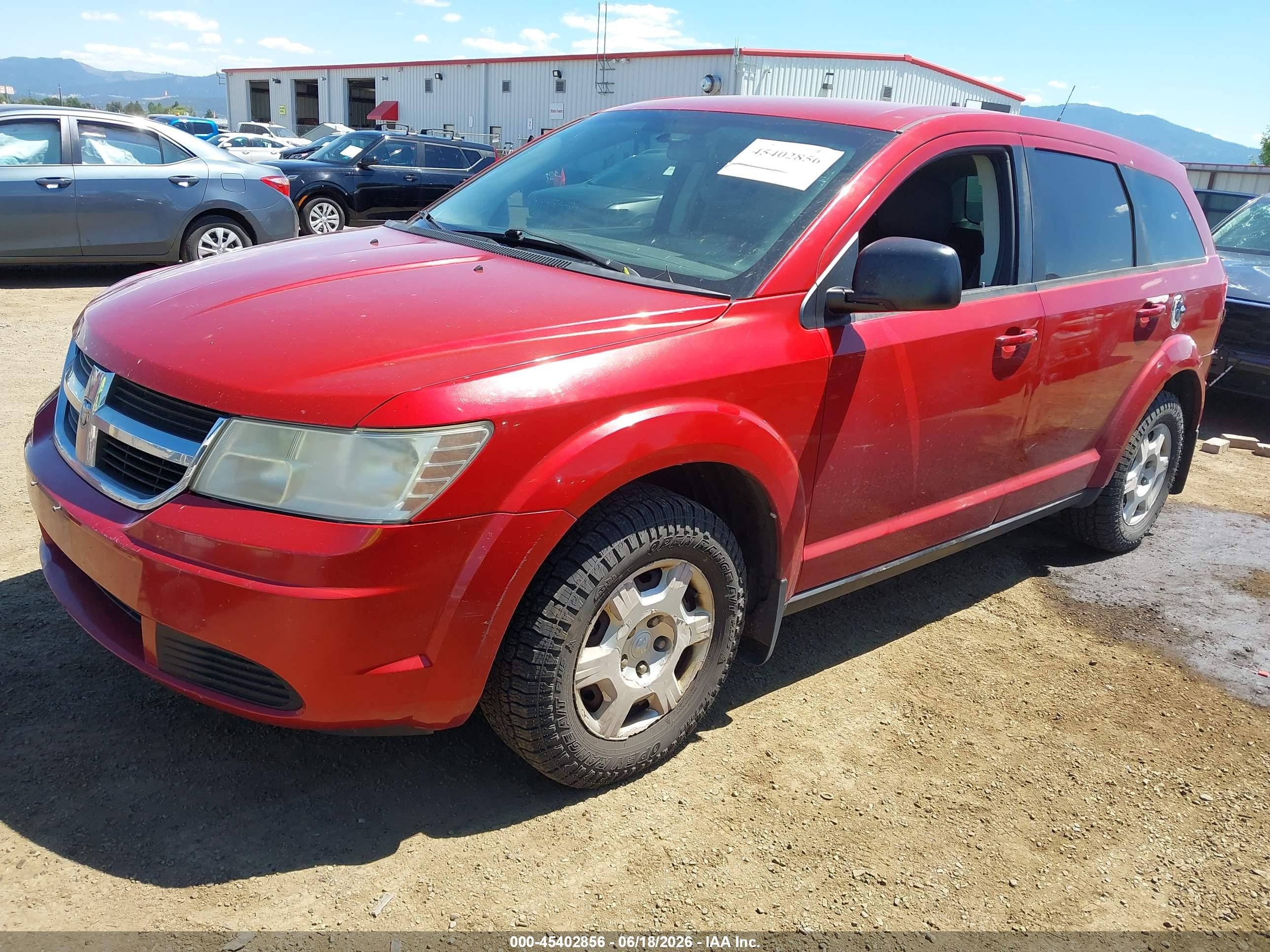 2010 Dodge Journey Se Красный vin: 3D4PG4FB5AT269855