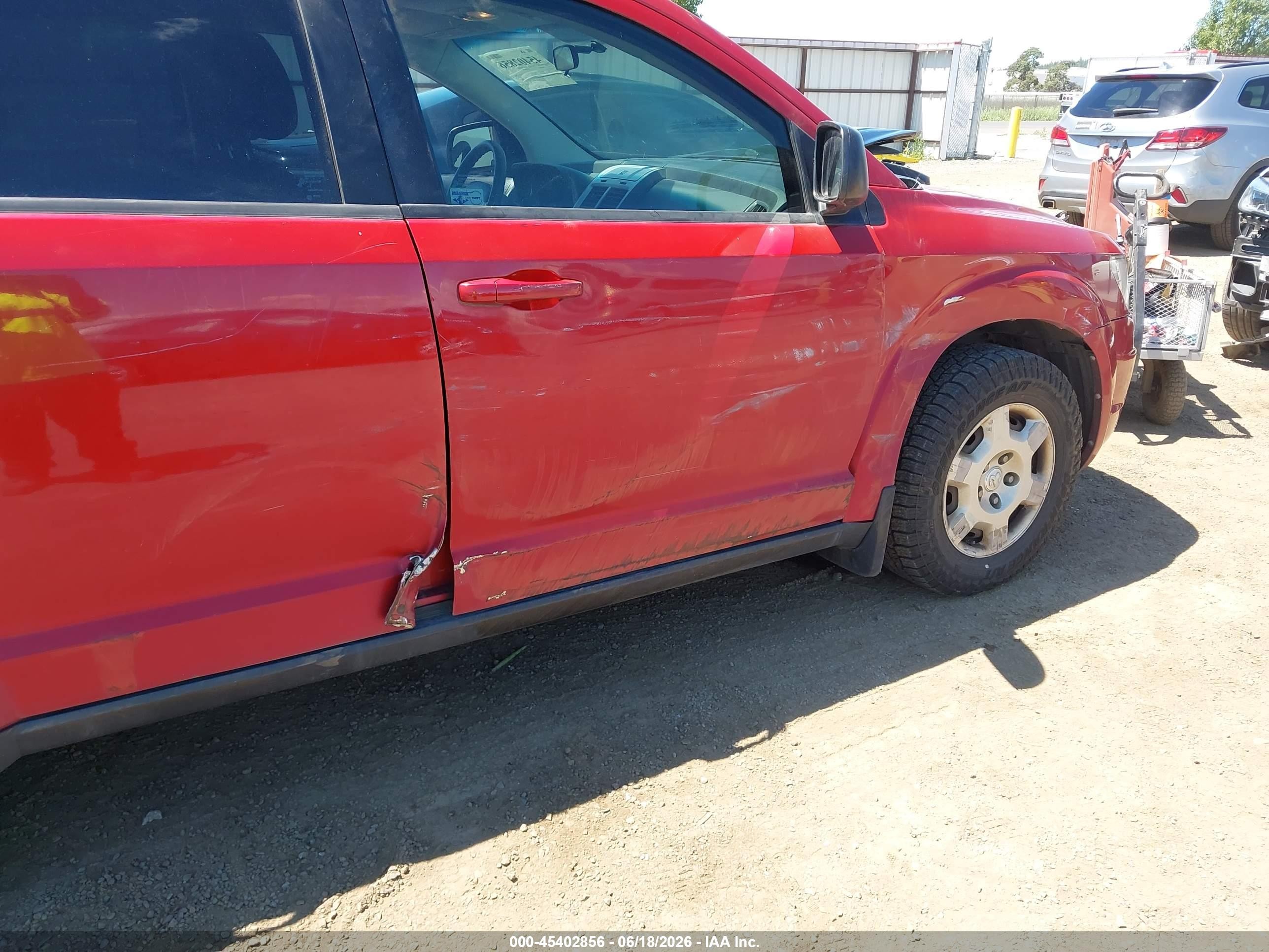 2010 Dodge Journey Se Красный vin: 3D4PG4FB5AT269855