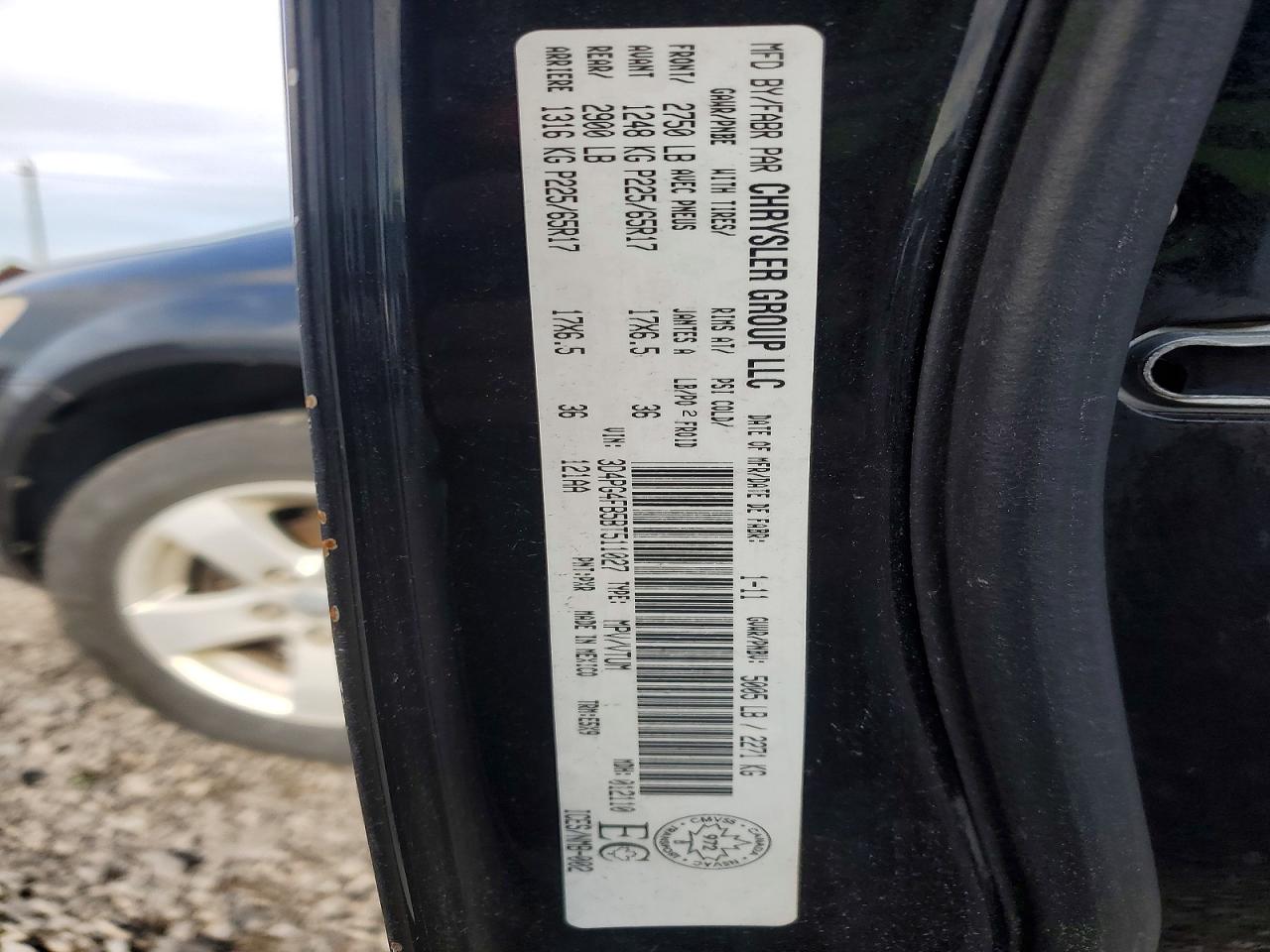 2011 Dodge Journey Express Black vin: 3D4PG4FB5BT511027