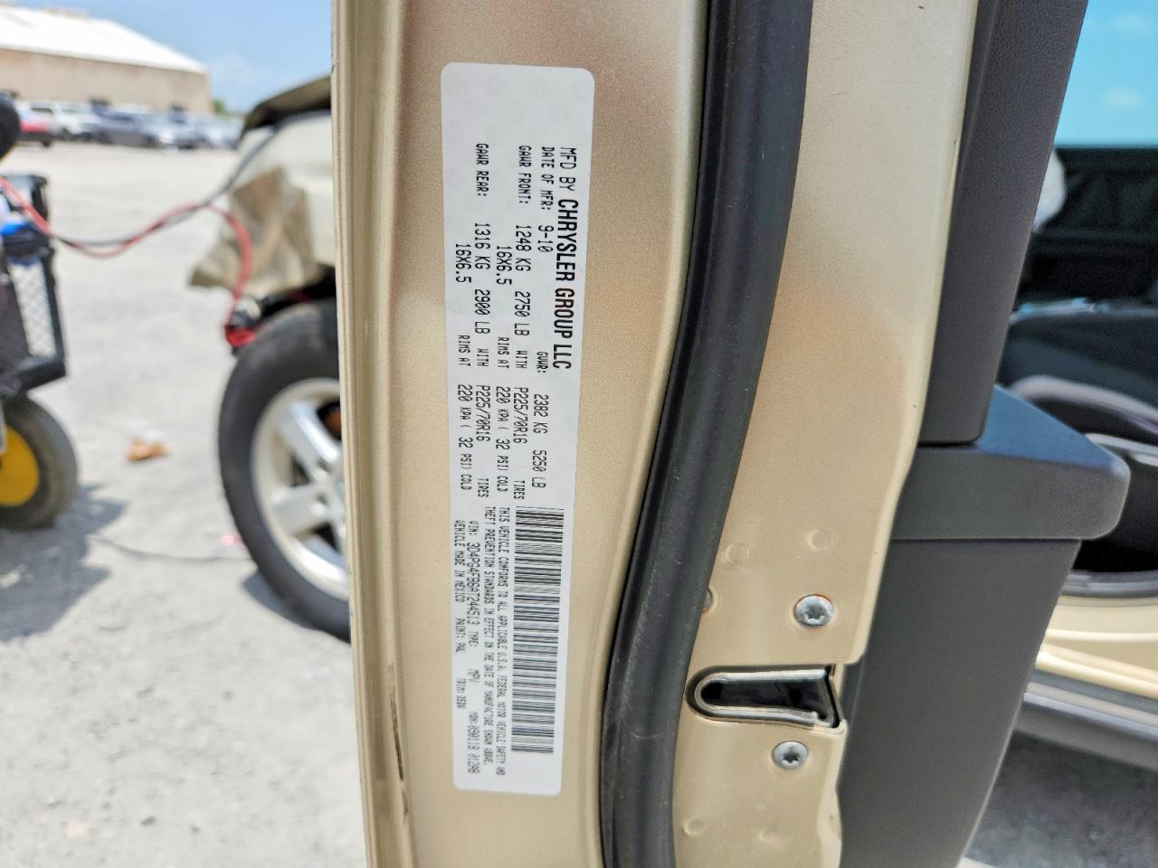 2010 Dodge Journey Se Gold vin: 3D4PG4FB6AT244513