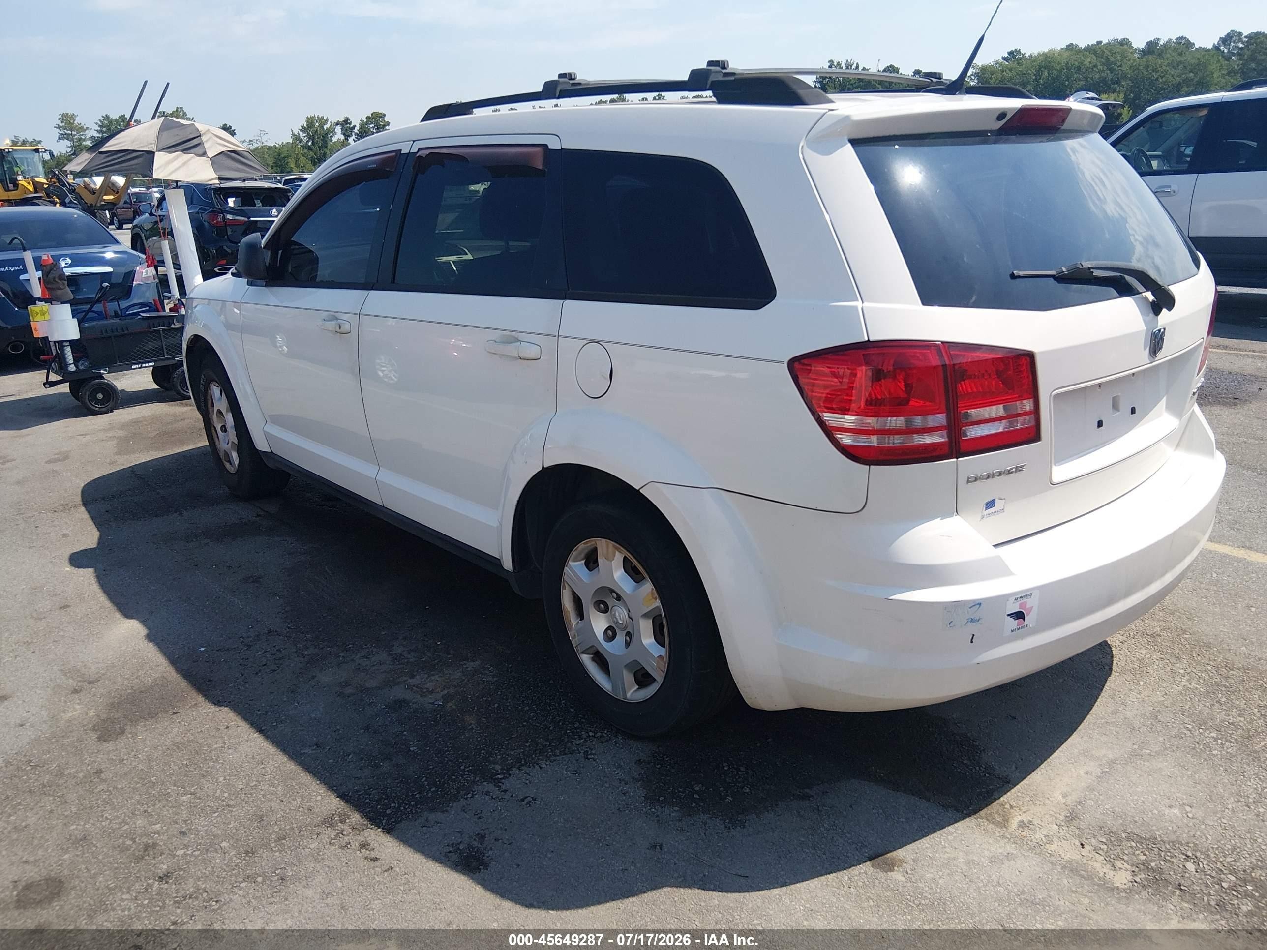 2010 Dodge Journey Se Белый vin: 3D4PG4FBXAT115982