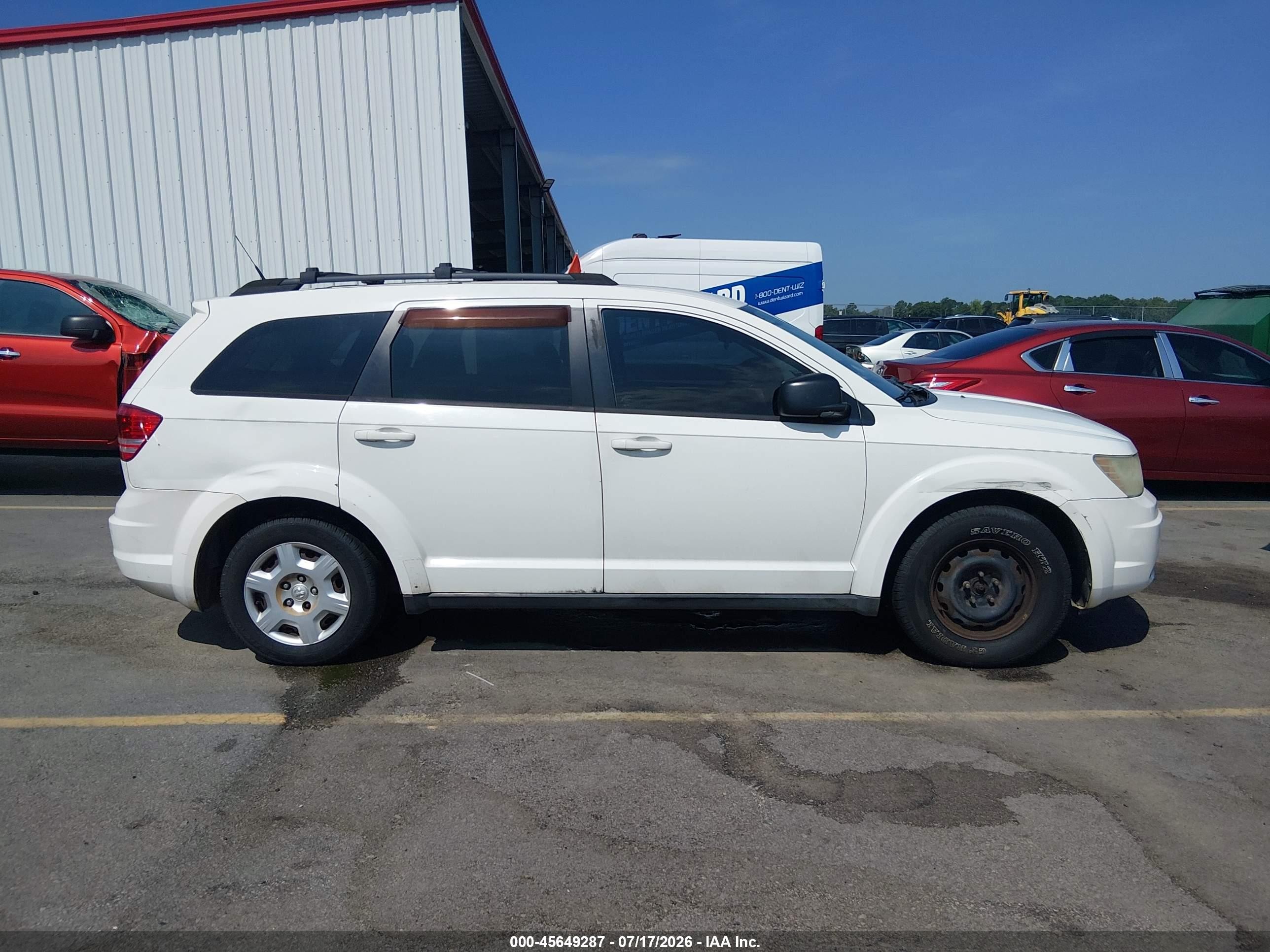 2010 Dodge Journey Se Белый vin: 3D4PG4FBXAT115982