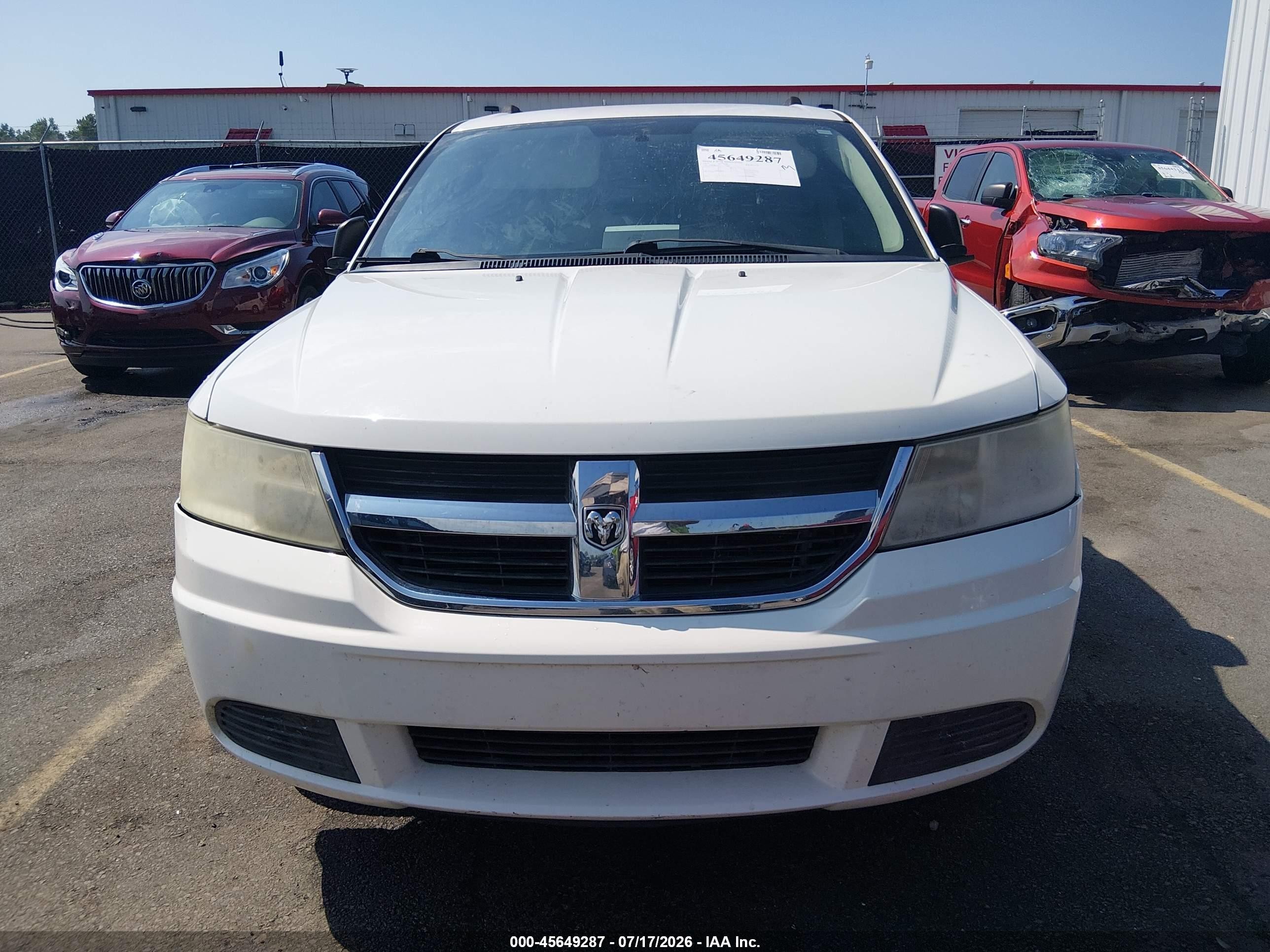 2010 Dodge Journey Se Белый vin: 3D4PG4FBXAT115982