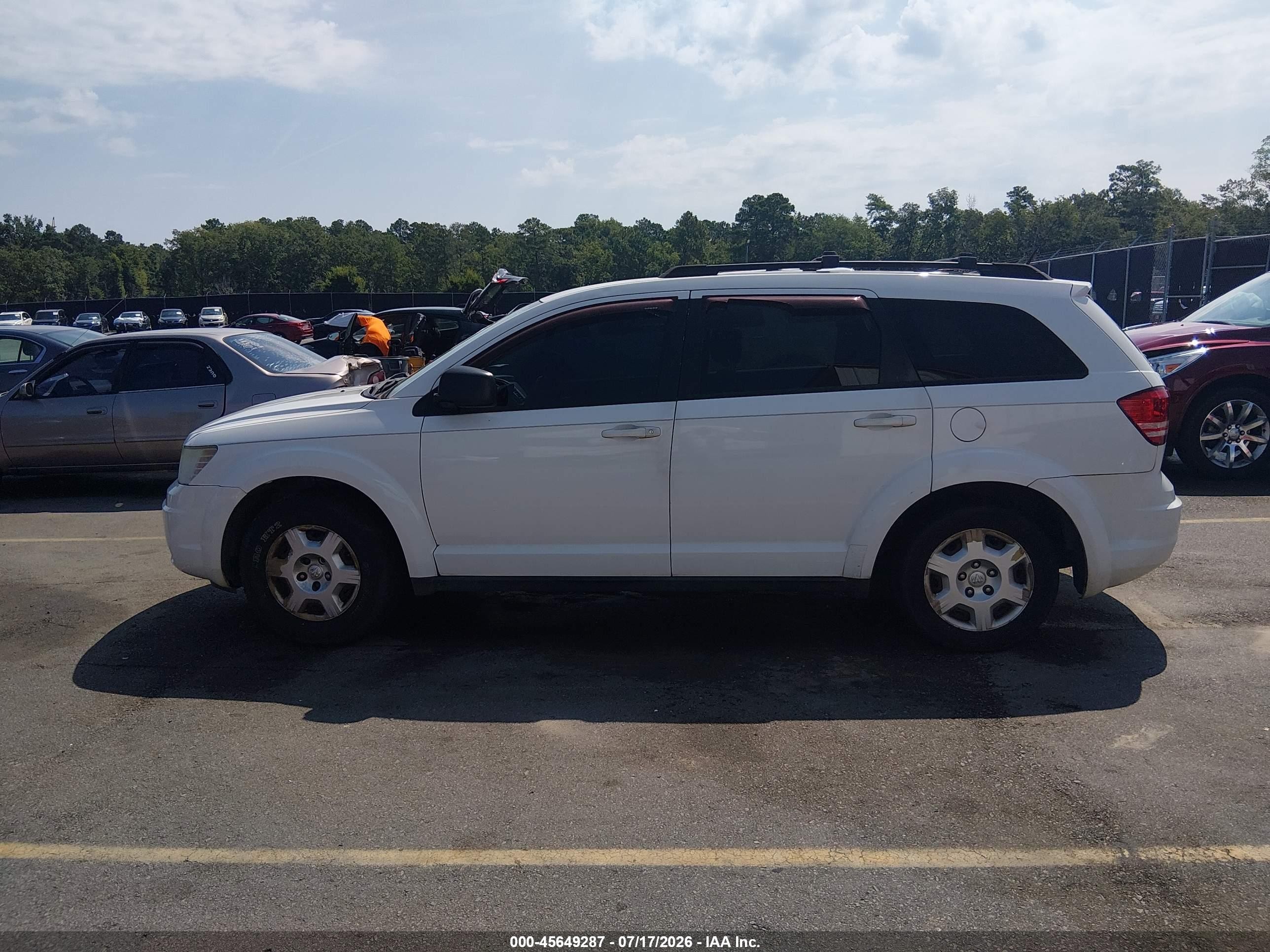 2010 Dodge Journey Se Белый vin: 3D4PG4FBXAT115982