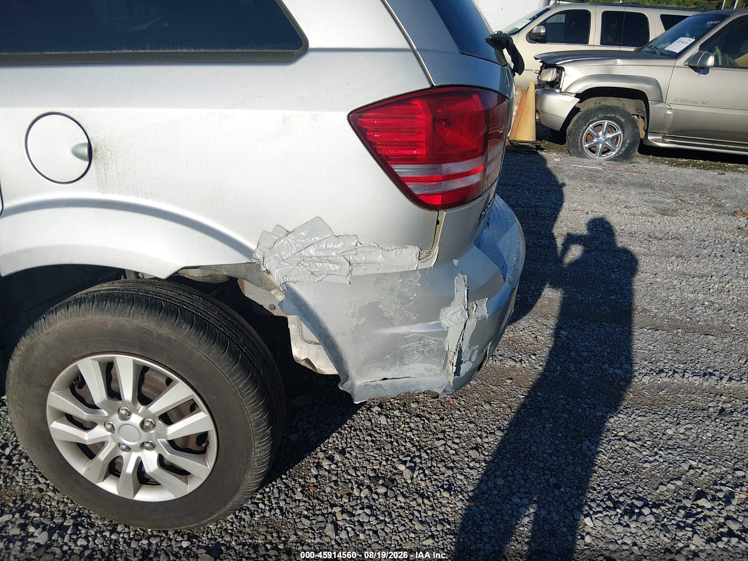 2010 Dodge Journey Se Silver vin: 3D4PG4FBXAT190360