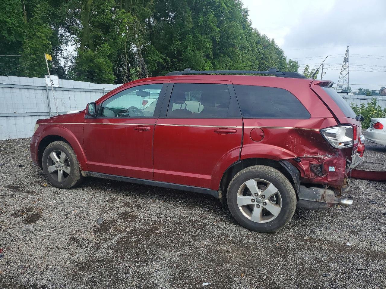 2011 Dodge Journey Sxt Red vin: 3D4PG5FG5BT512227