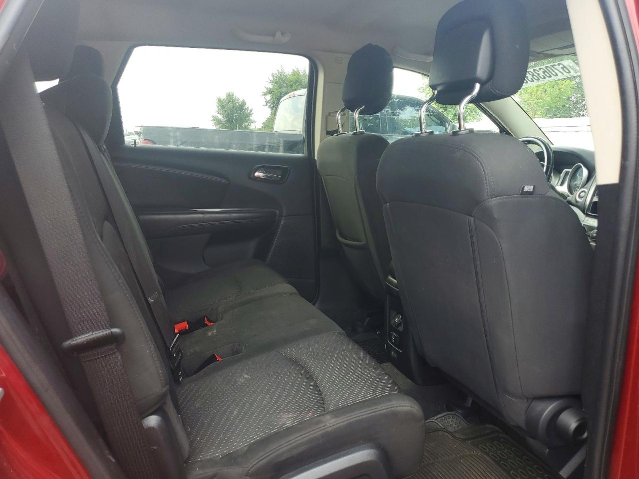 2011 Dodge Journey Sxt Red vin: 3D4PG5FG5BT512227