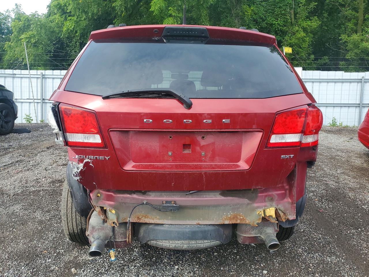 2011 Dodge Journey Sxt Red vin: 3D4PG5FG5BT512227
