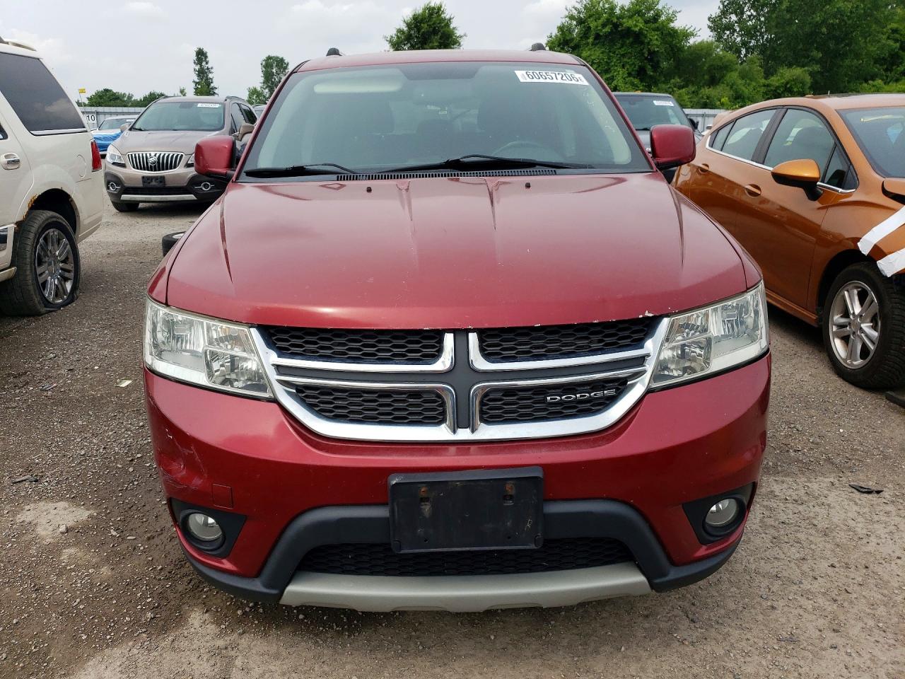 2011 Dodge Journey Sxt Red vin: 3D4PG5FG5BT544353