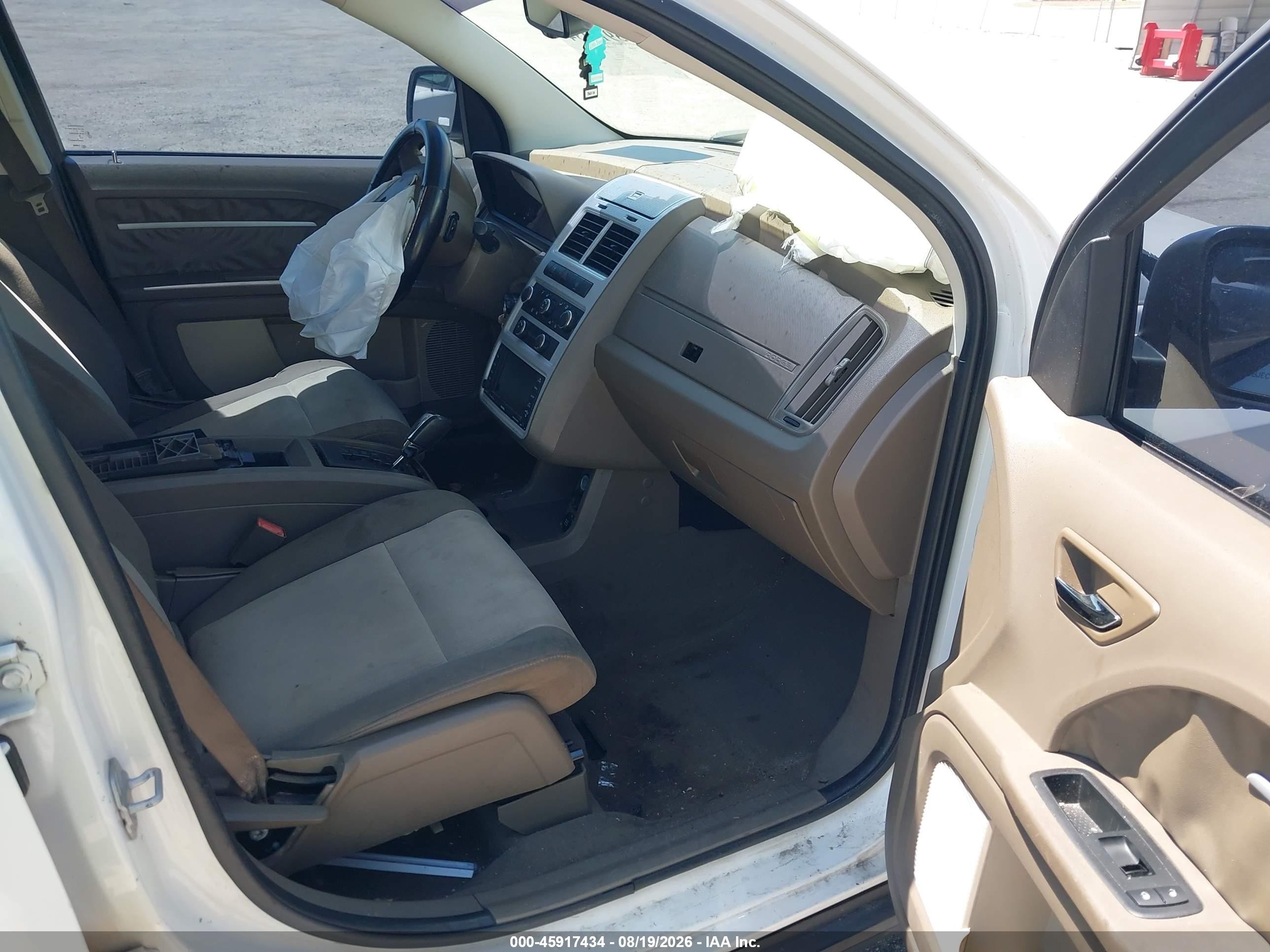 2010 Dodge Journey Sxt Белый vin: 3D4PG5FV1AT116826