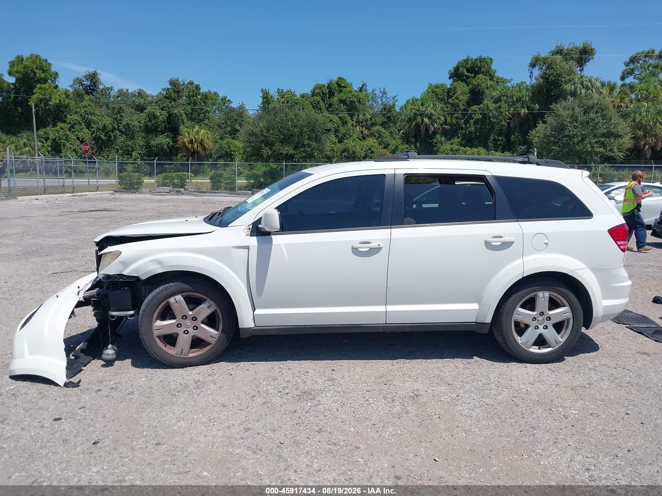 2010 Dodge Journey Sxt Белый vin: 3D4PG5FV1AT116826