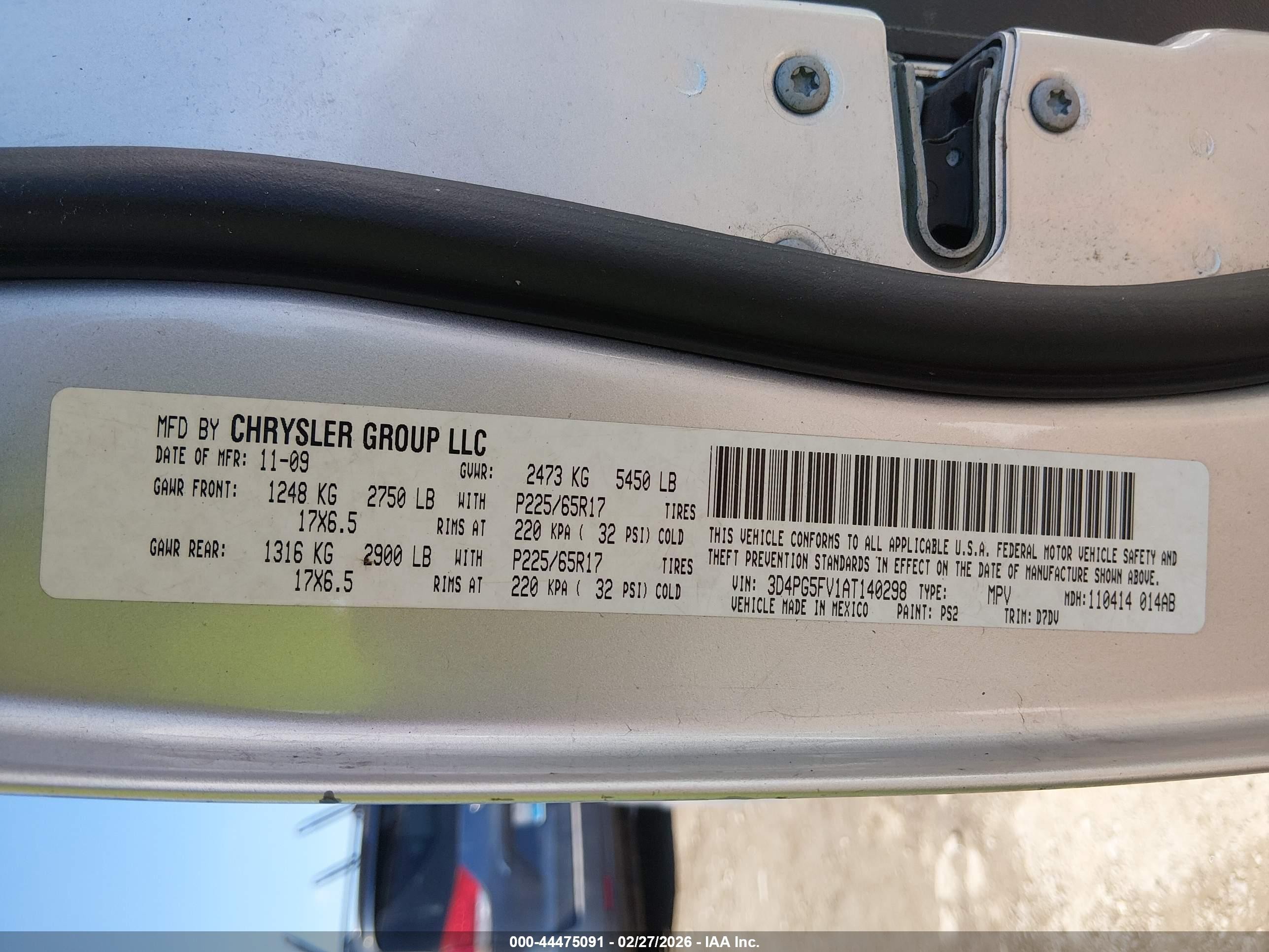 2010 Dodge Journey Sxt Silver vin: 3D4PG5FV1AT140298