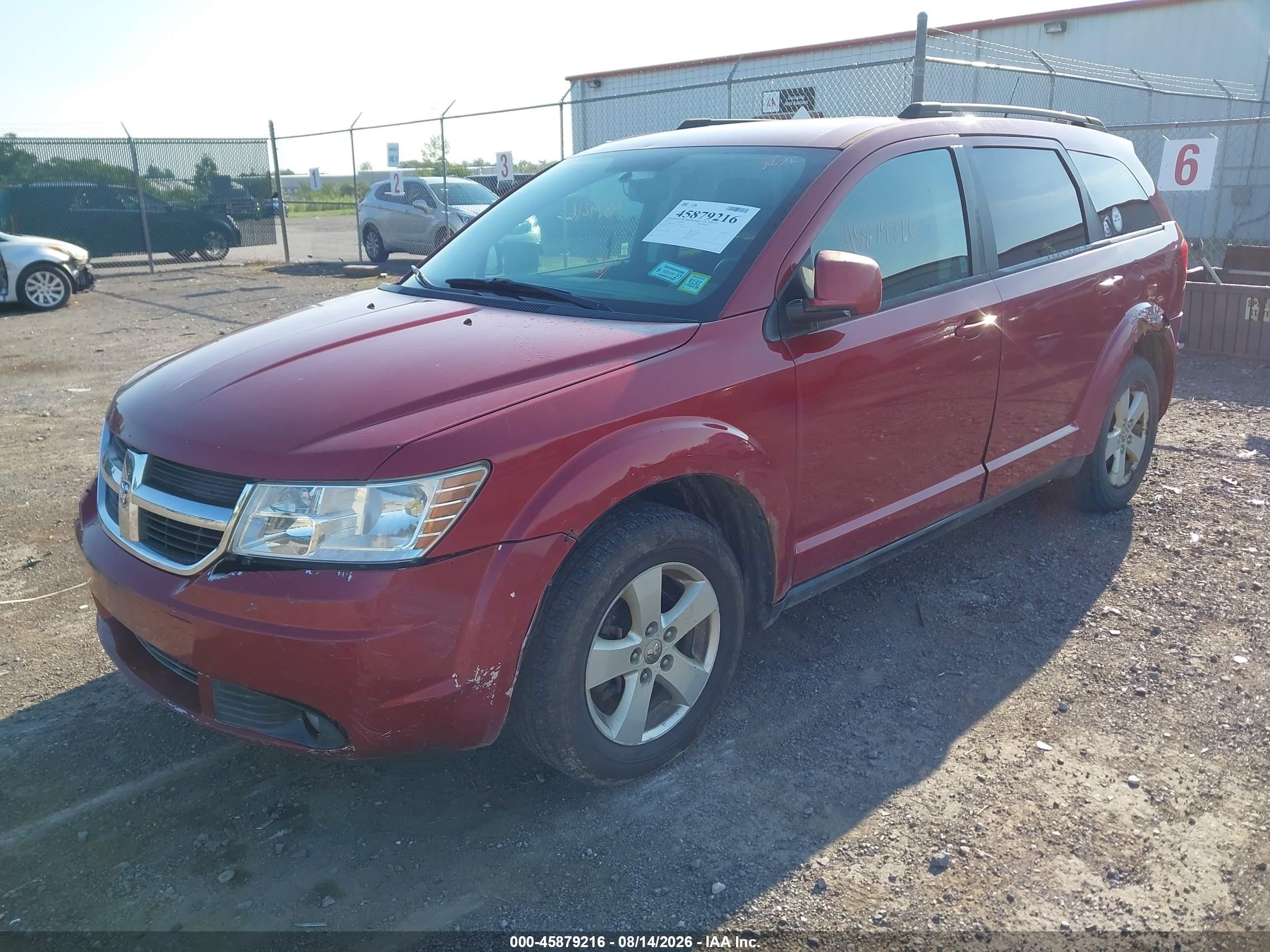 2010 Dodge Journey Sxt Red vin: 3D4PG5FV2AT102790