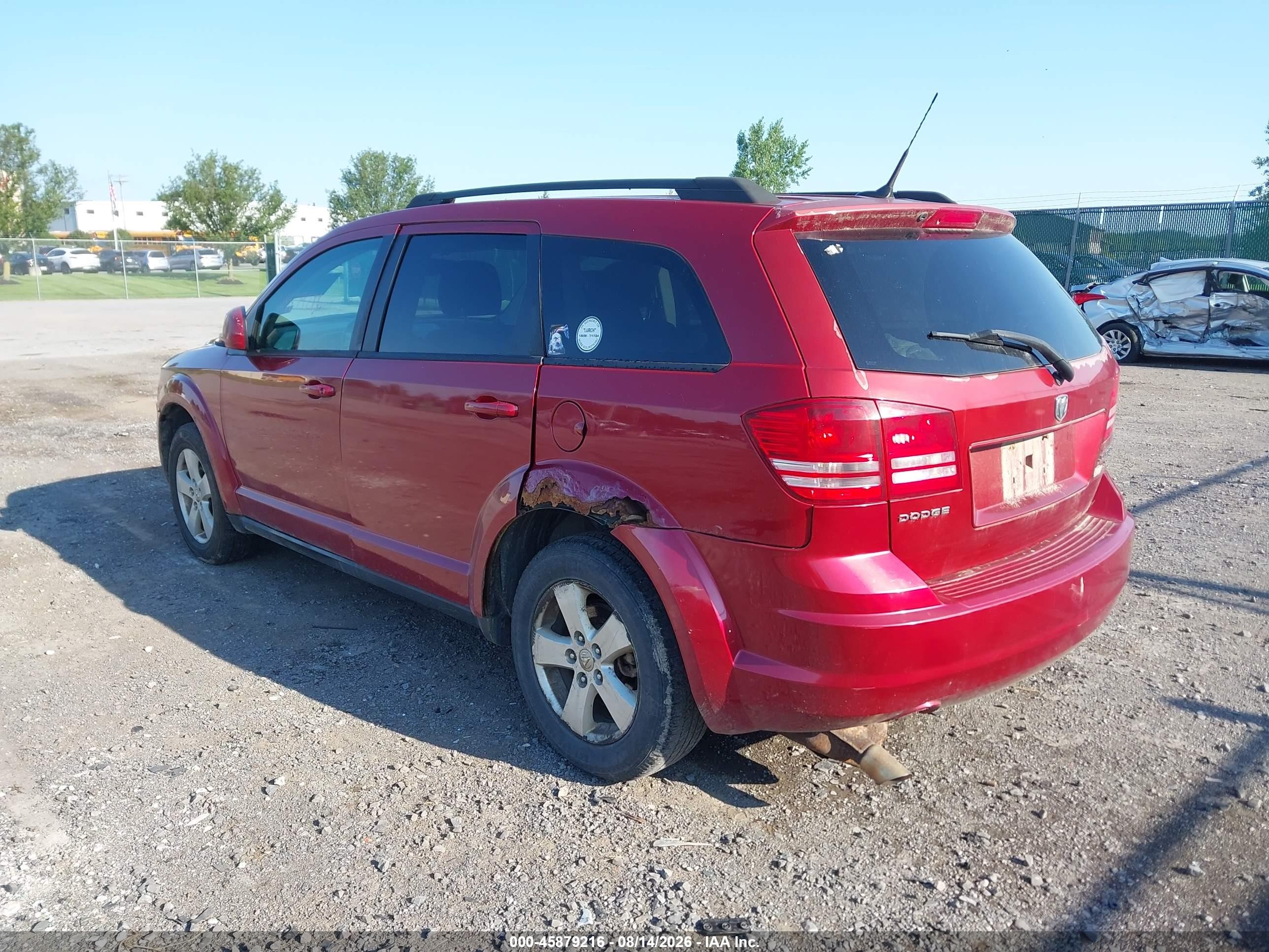 2010 Dodge Journey Sxt Red vin: 3D4PG5FV2AT102790