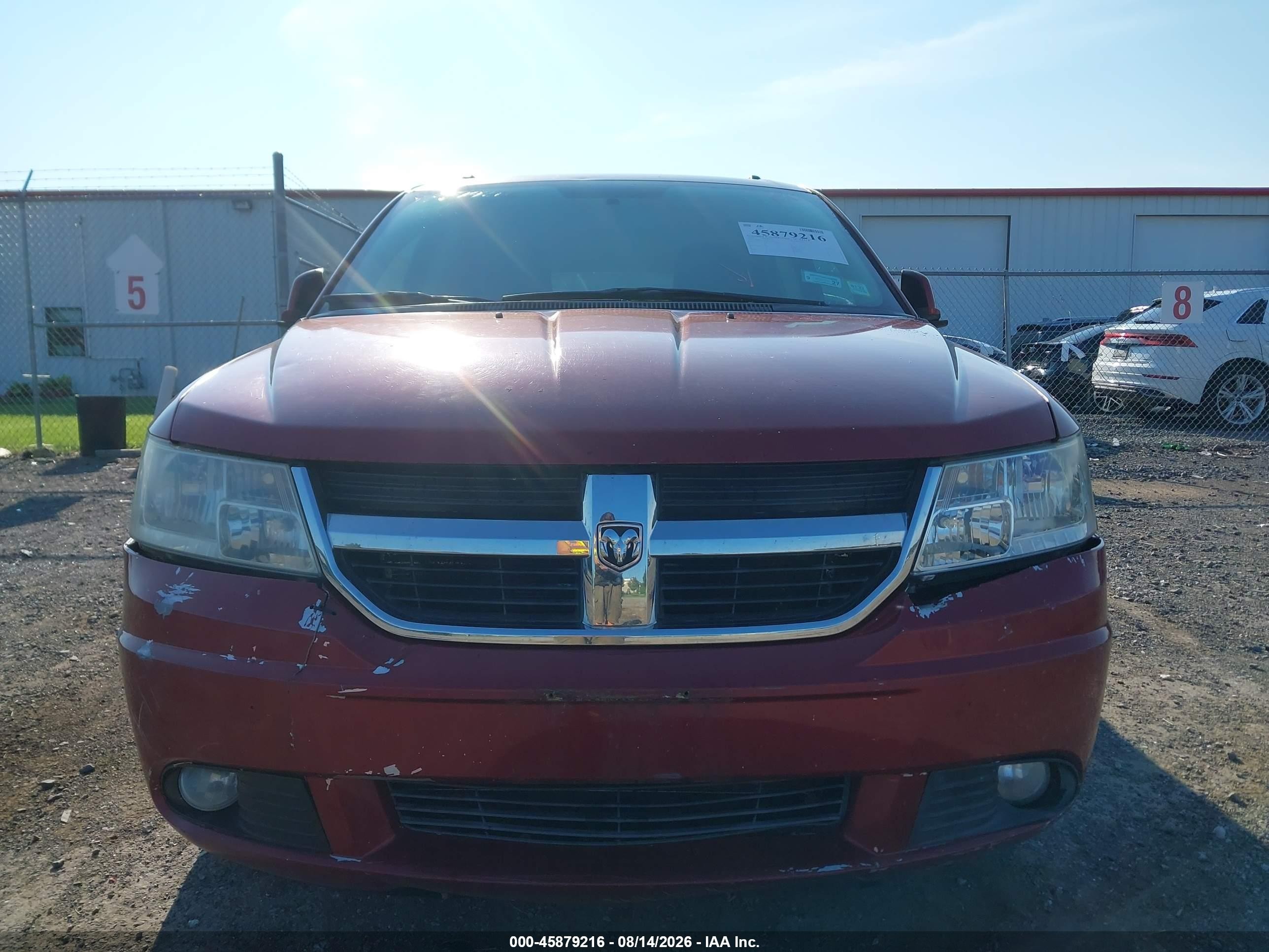2010 Dodge Journey Sxt Red vin: 3D4PG5FV2AT102790