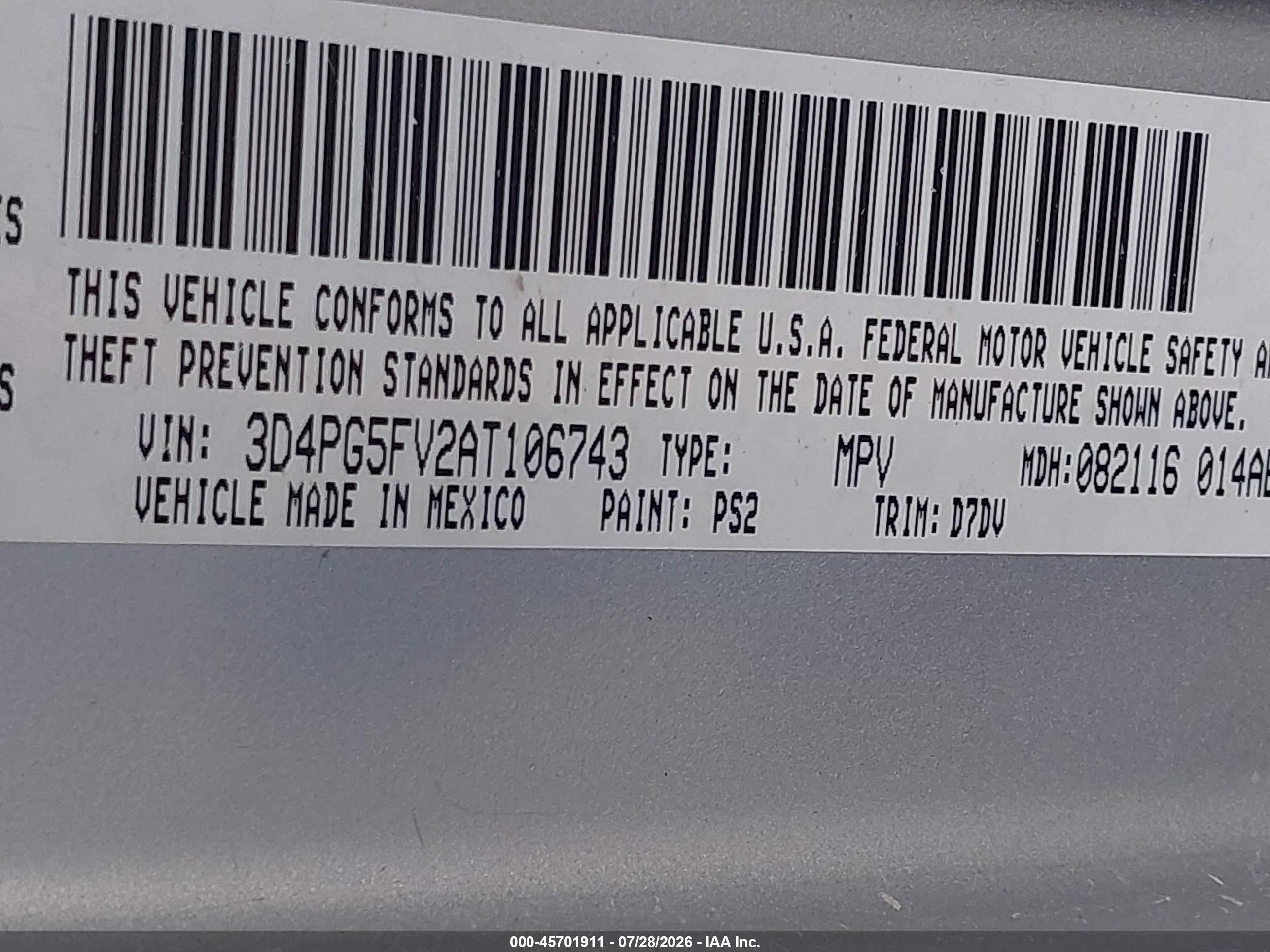 2010 Dodge Journey Sxt Серый vin: 3D4PG5FV2AT106743