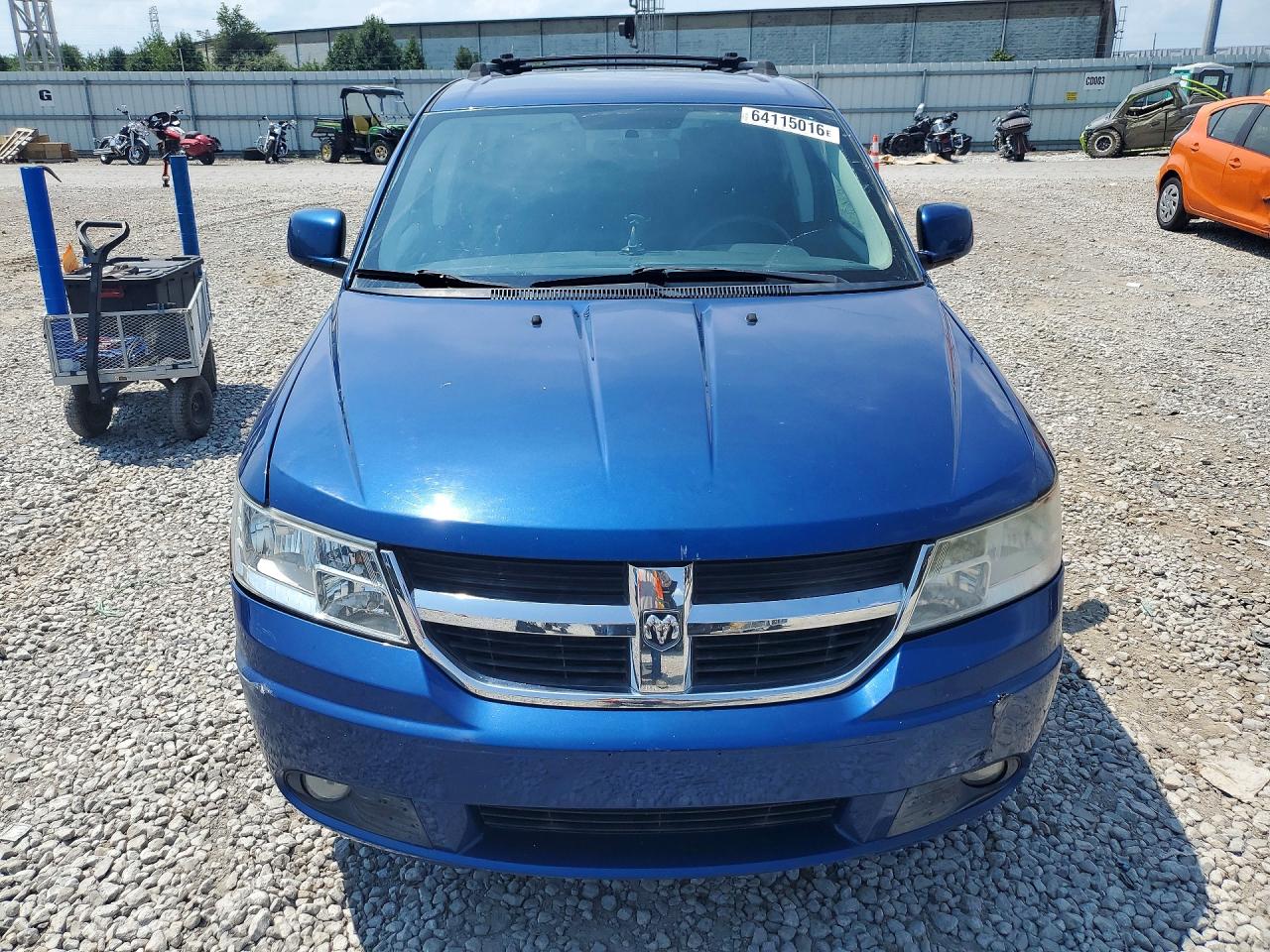 2010 Dodge Journey Sxt Blue vin: 3D4PG5FV2AT115457