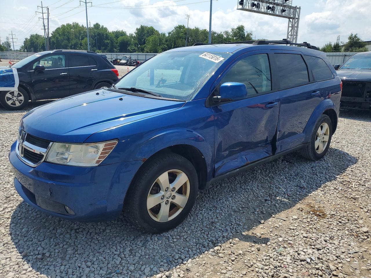 2010 Dodge Journey Sxt Blue vin: 3D4PG5FV2AT115457