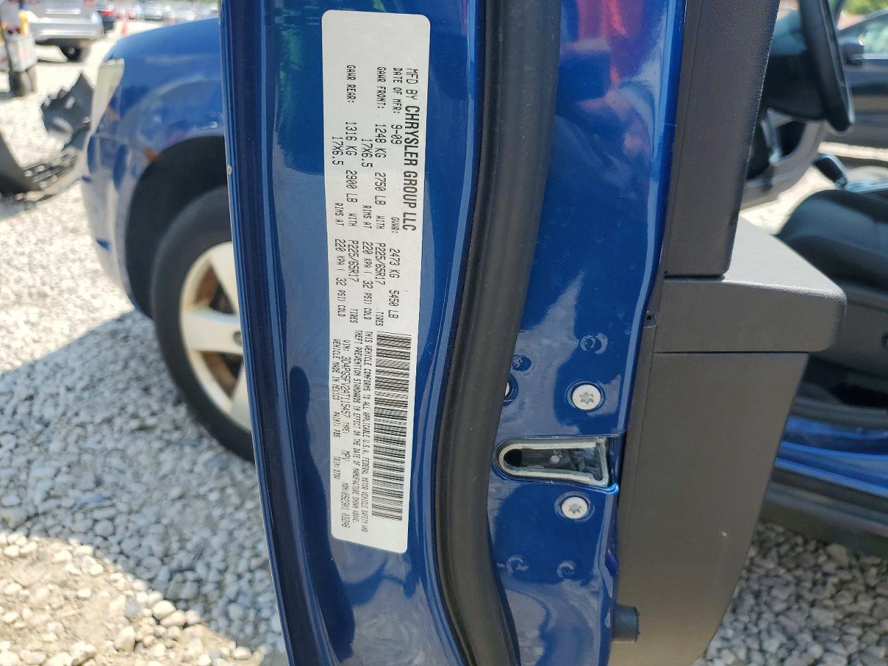 2010 Dodge Journey Sxt Blue vin: 3D4PG5FV2AT115457
