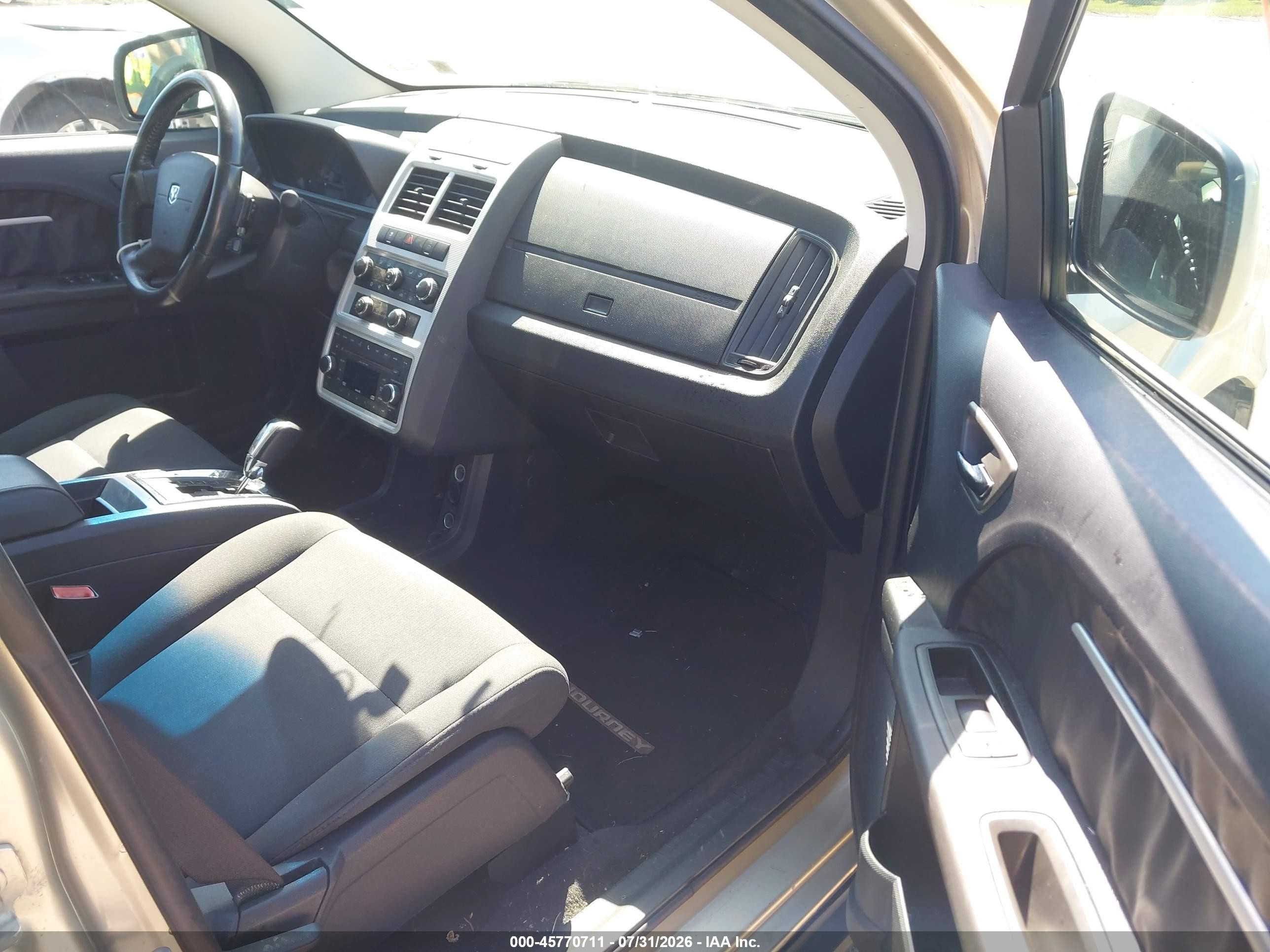 2010 Dodge Journey Sxt Gold vin: 3D4PG5FV2AT145283
