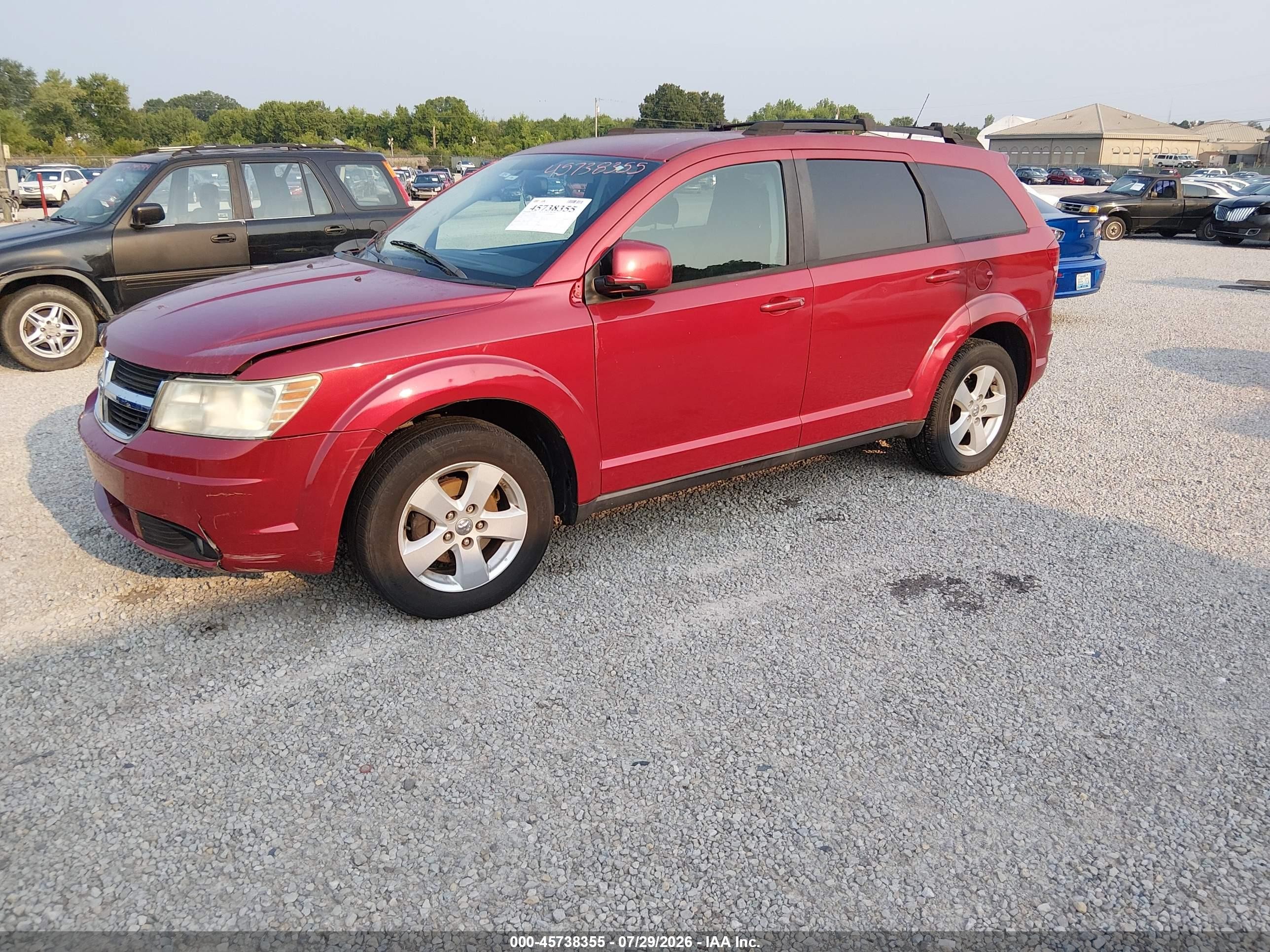 2010 Dodge Journey Sxt Красный vin: 3D4PG5FV2AT179000