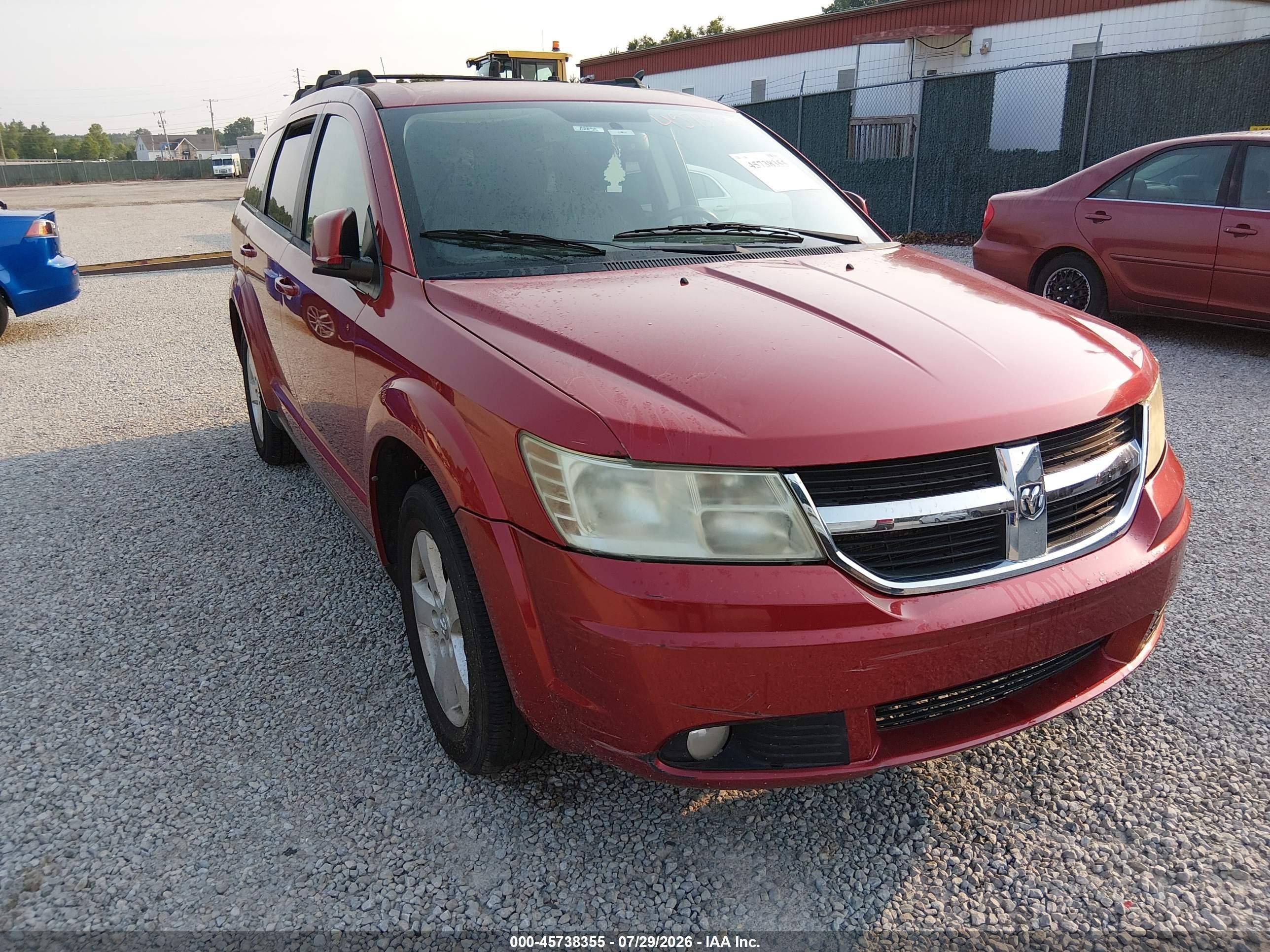 2010 Dodge Journey Sxt Красный vin: 3D4PG5FV2AT179000