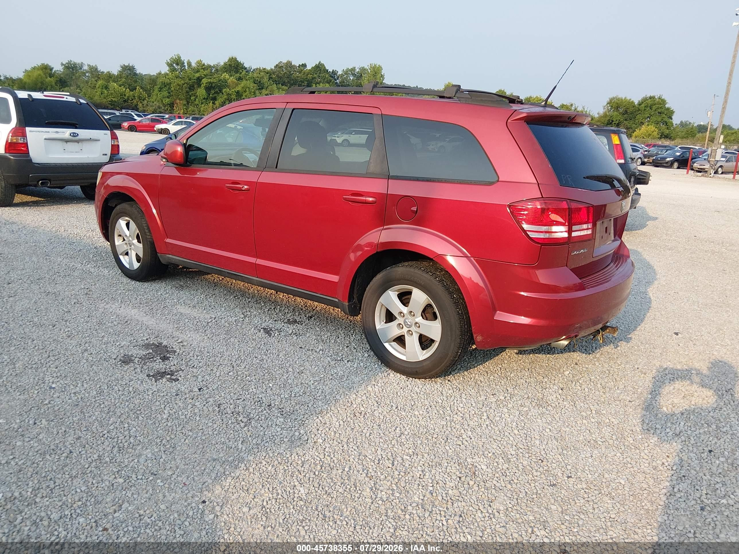 2010 Dodge Journey Sxt Красный vin: 3D4PG5FV2AT179000