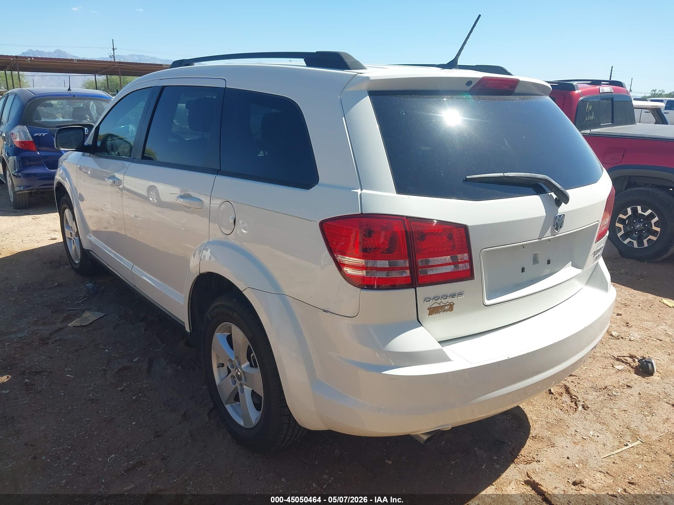 2010 Dodge Journey Sxt White vin: 3D4PG5FV2AT203179