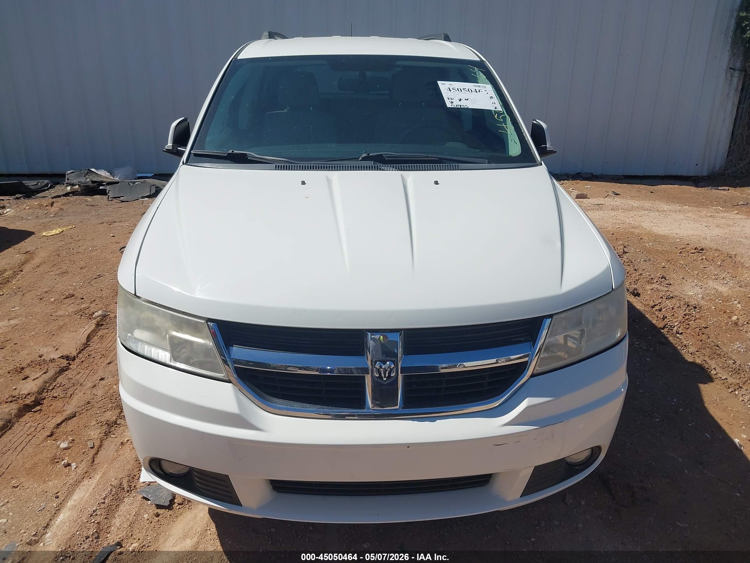 2010 Dodge Journey Sxt White vin: 3D4PG5FV2AT203179