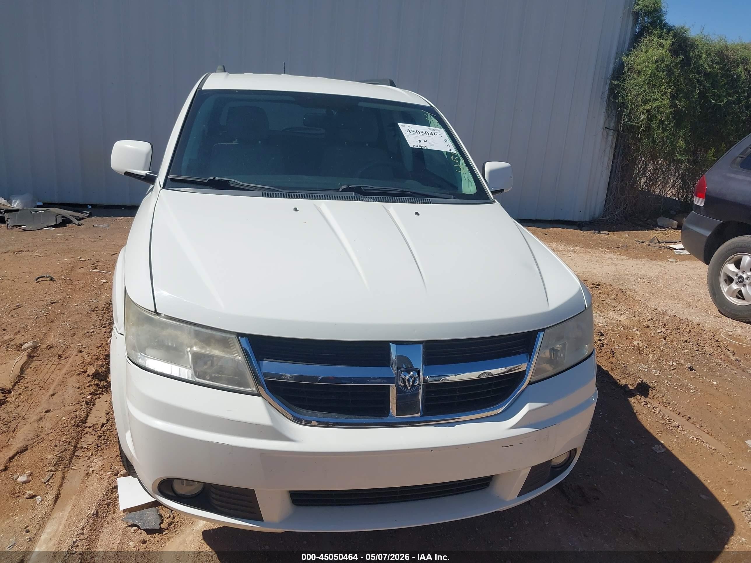 2010 Dodge Journey Sxt White vin: 3D4PG5FV2AT203179