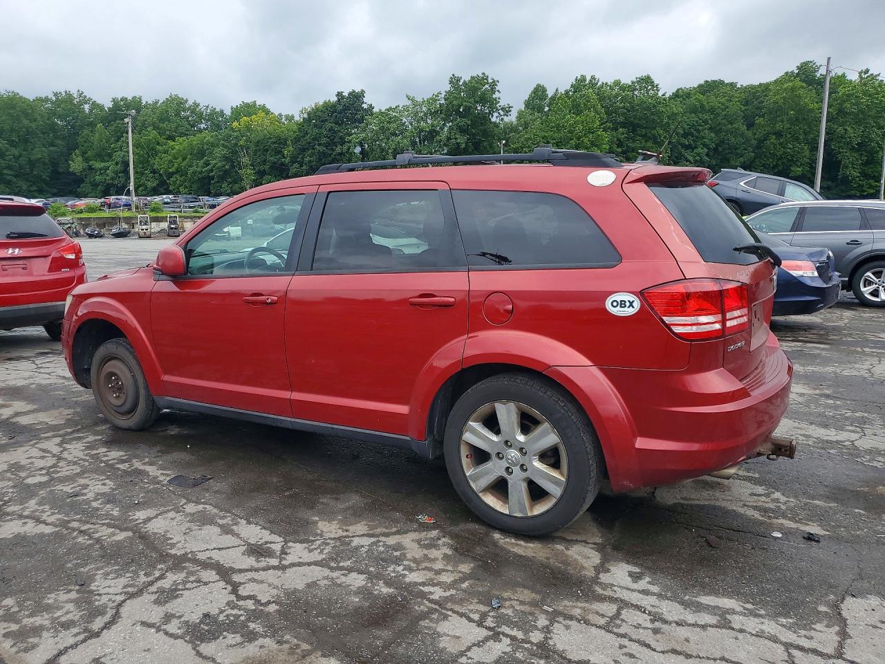 2010 Dodge Journey Sxt Red vin: 3D4PG5FV3AT119176