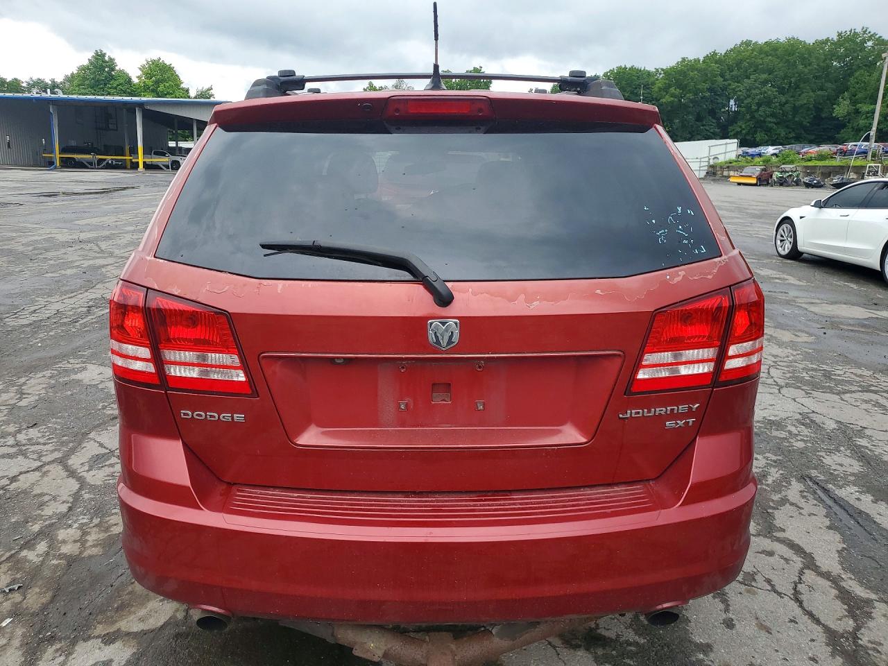 2010 Dodge Journey Sxt Red vin: 3D4PG5FV3AT119176