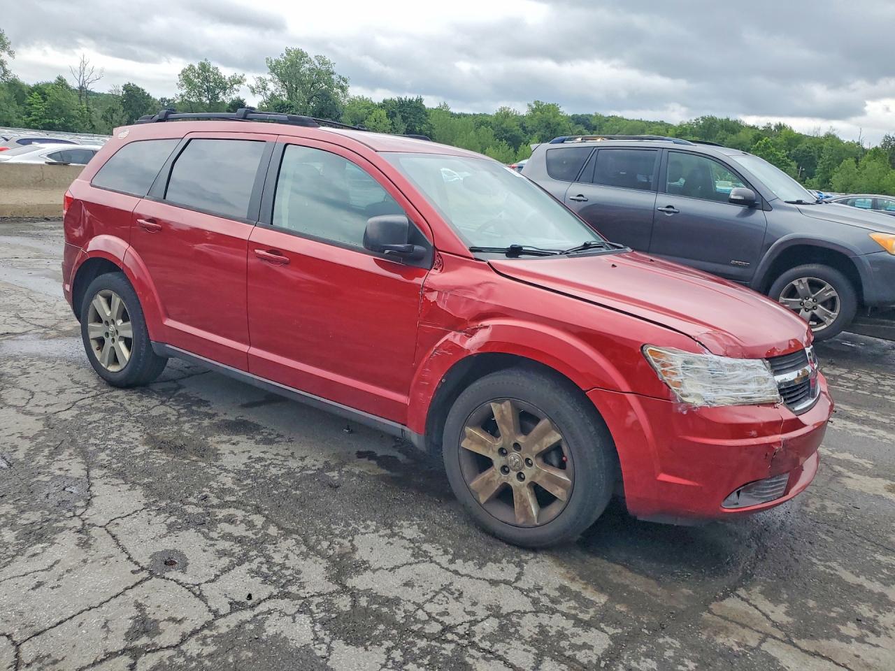 2010 Dodge Journey Sxt Red vin: 3D4PG5FV3AT119176