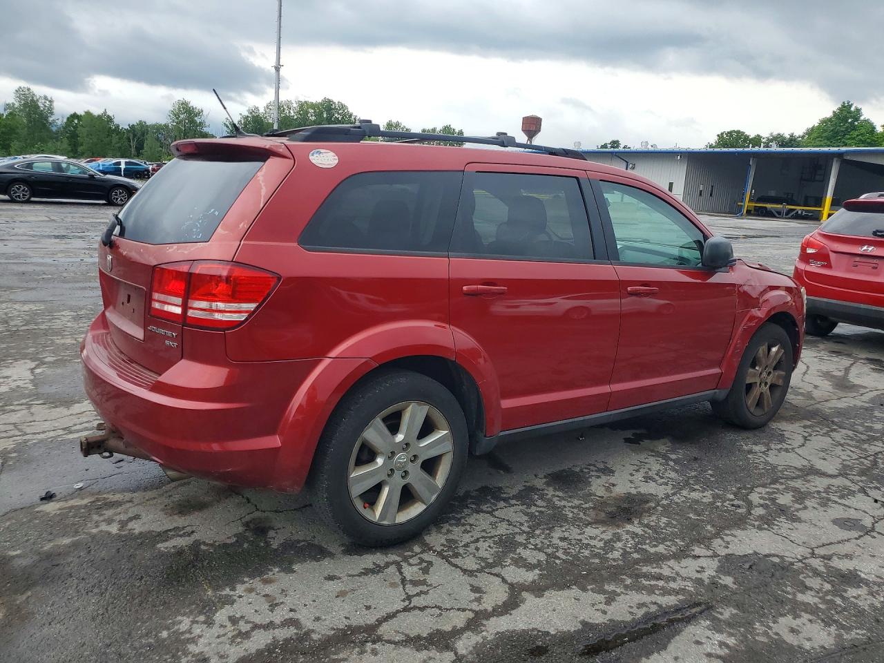 2010 Dodge Journey Sxt Red vin: 3D4PG5FV3AT119176