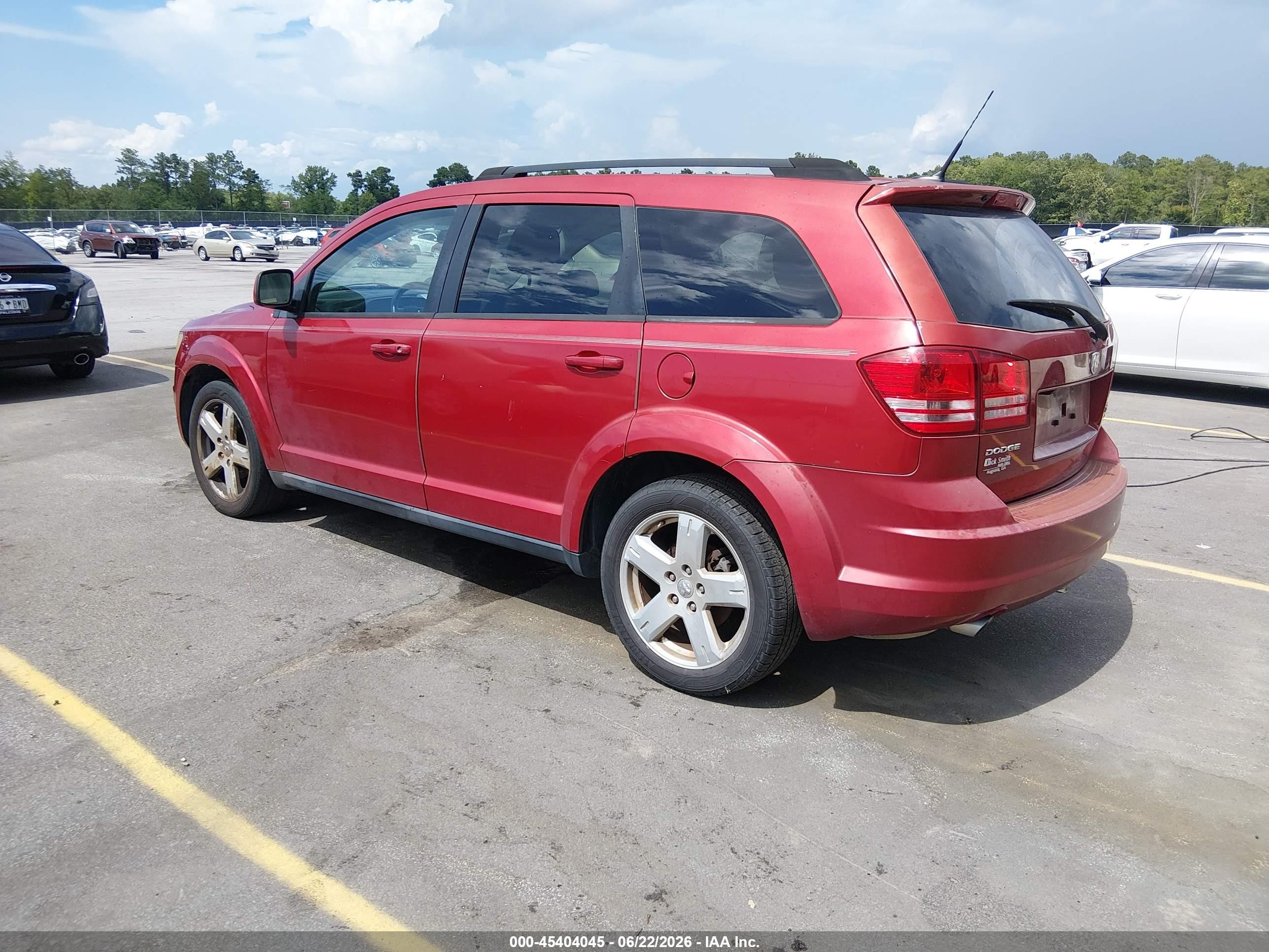 2010 Dodge Journey Sxt Red vin: 3D4PG5FV3AT176610