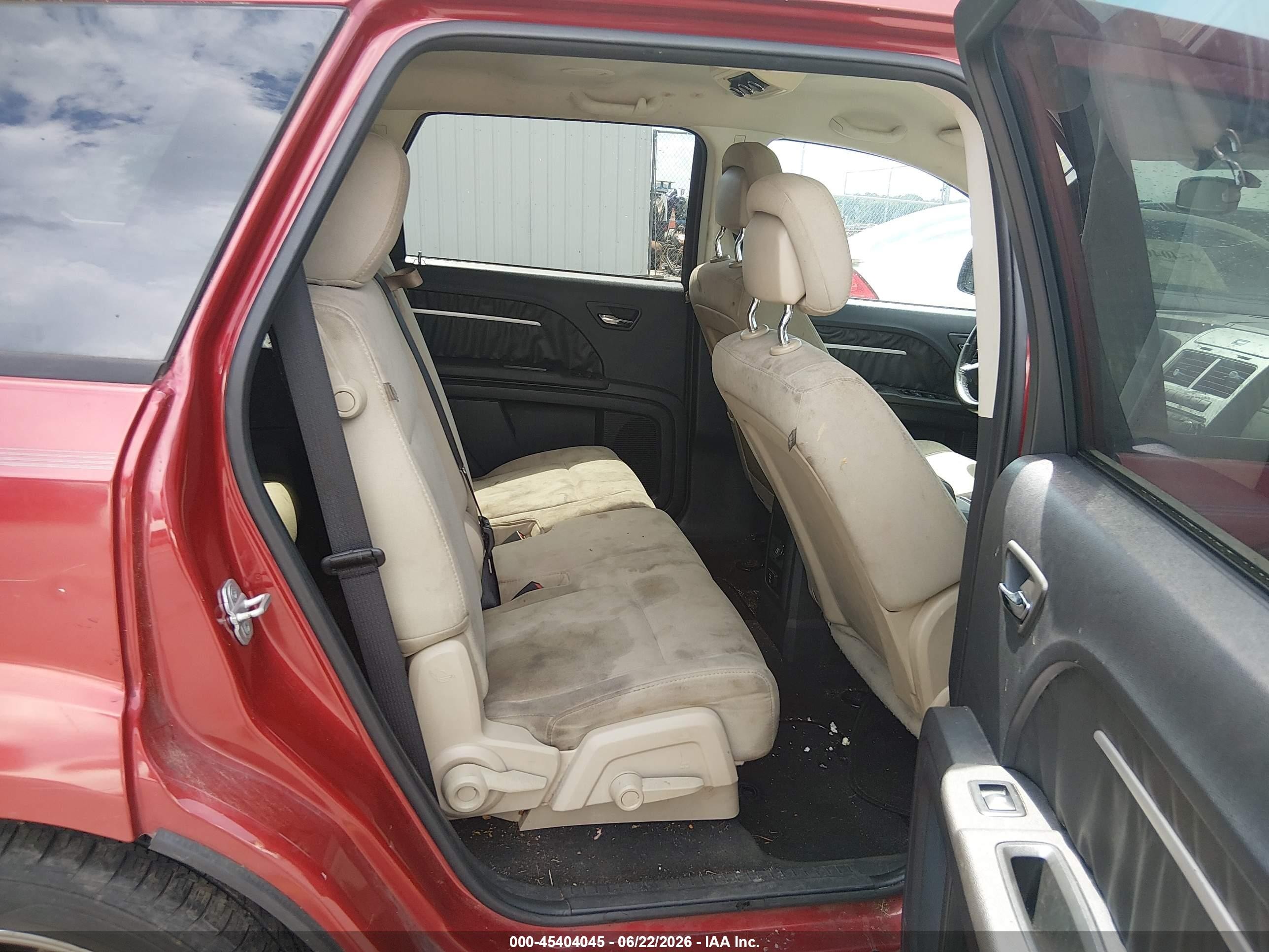 2010 Dodge Journey Sxt Red vin: 3D4PG5FV3AT176610