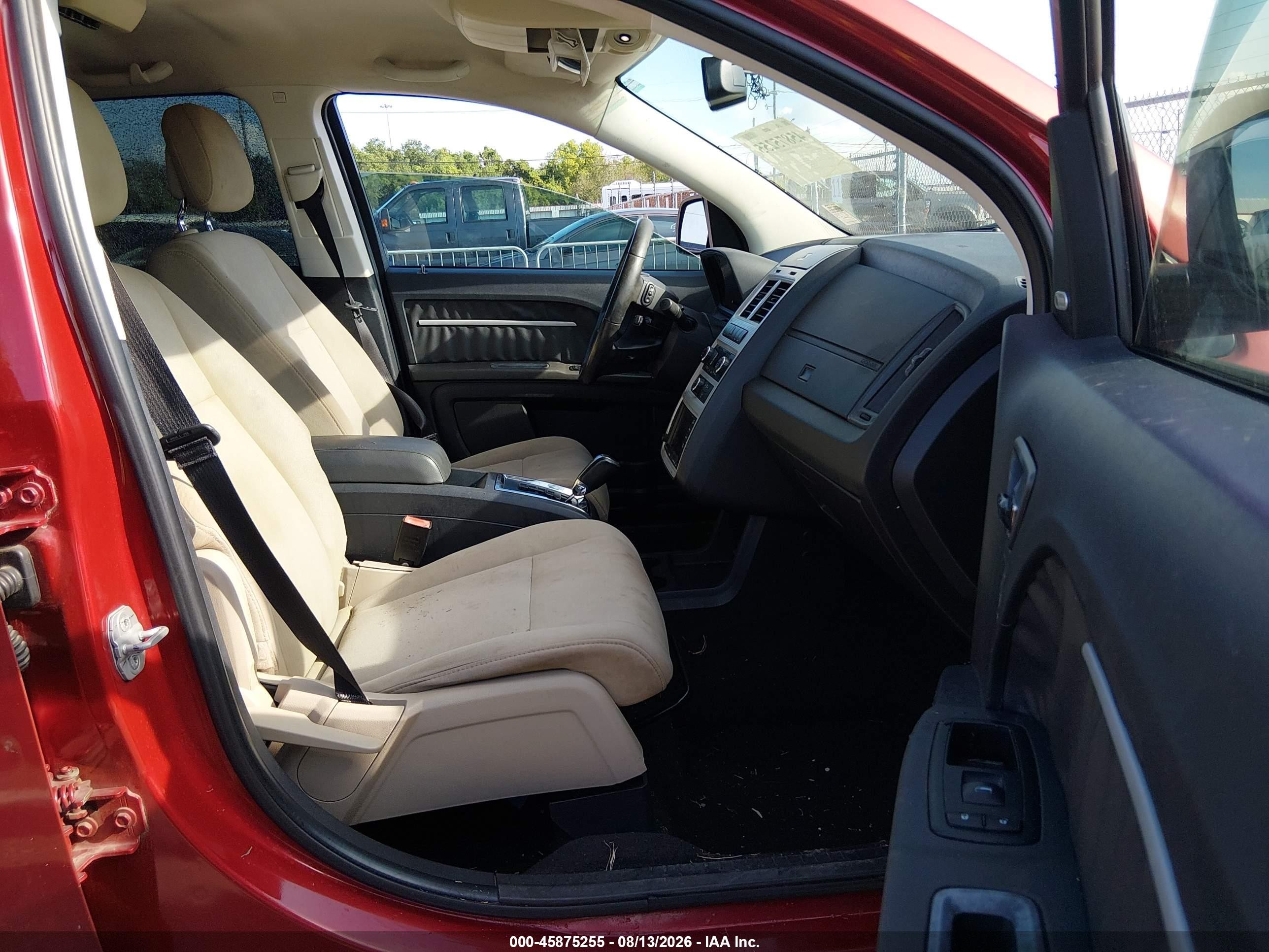 2010 Dodge Journey Sxt Red vin: 3D4PG5FV3AT191317