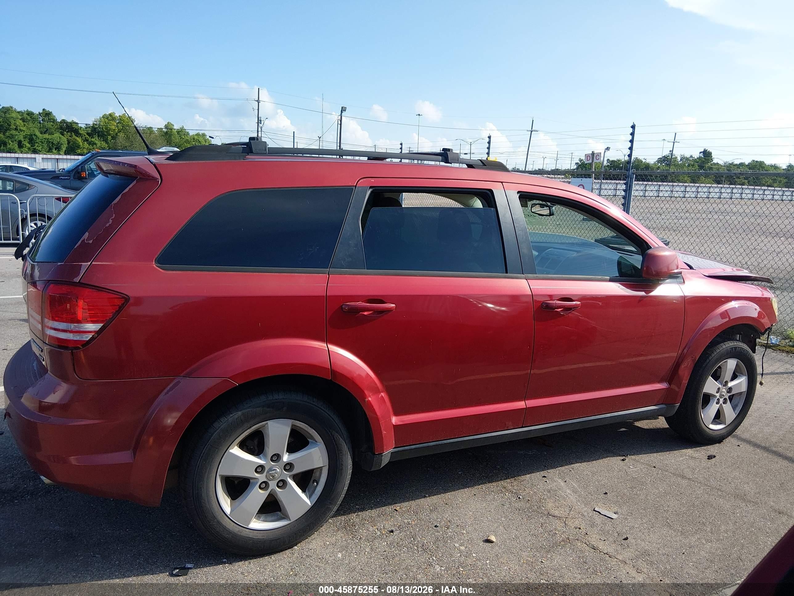2010 Dodge Journey Sxt Red vin: 3D4PG5FV3AT191317