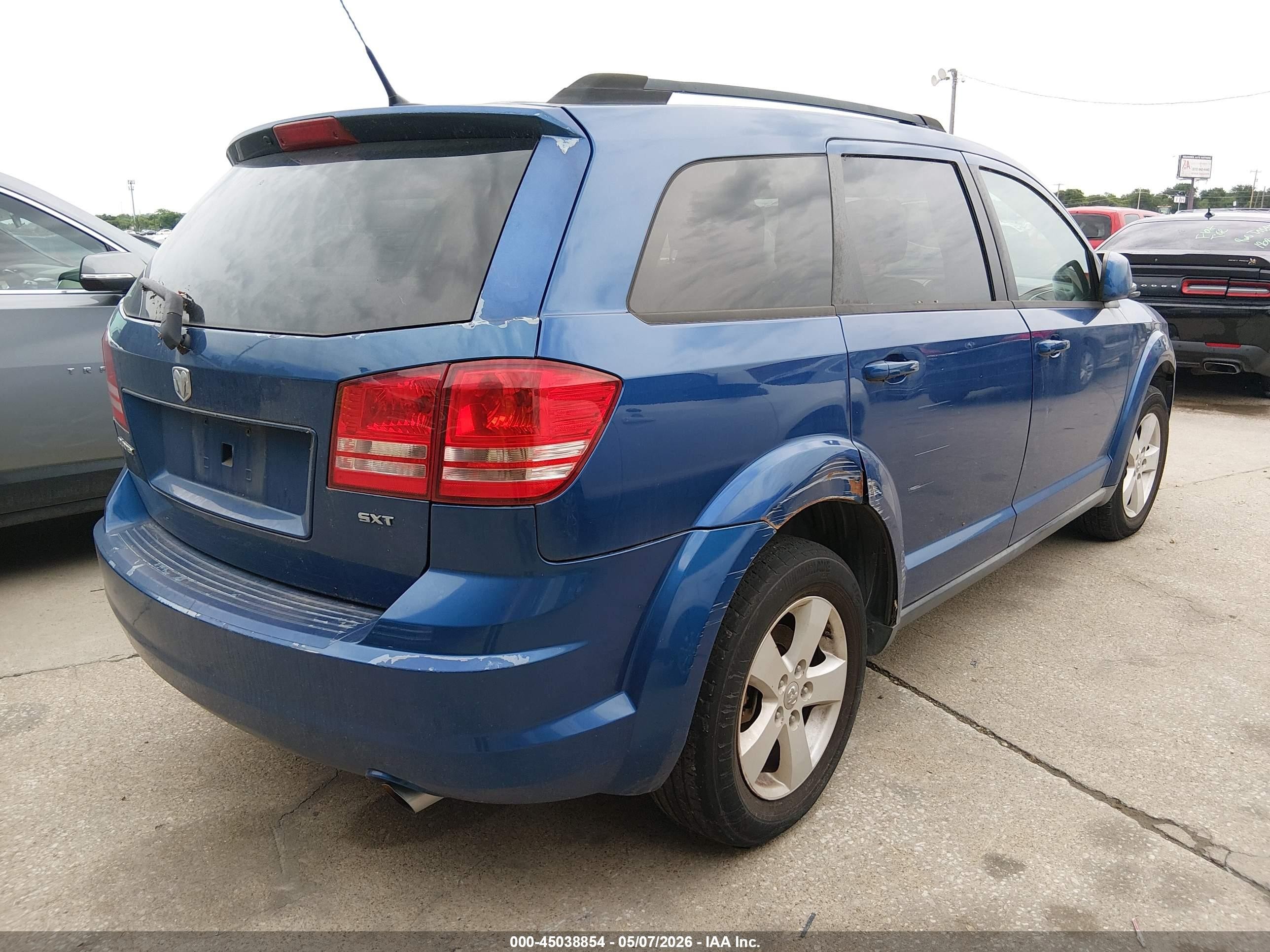 2010 Dodge Journey Sxt Синий vin: 3D4PG5FV4AT119364
