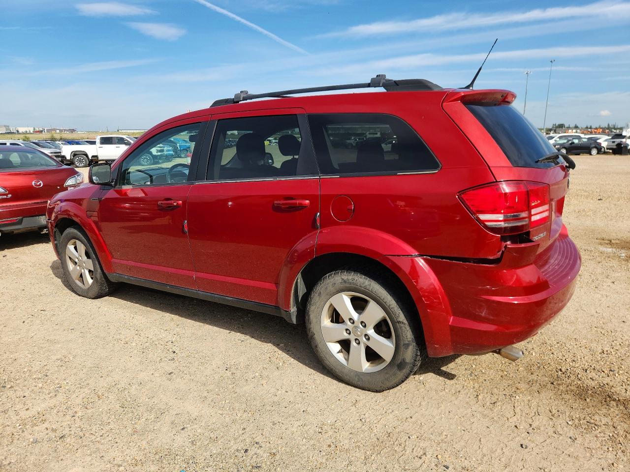 2010 Dodge Journey Sxt Red vin: 3D4PG5FV4AT123382