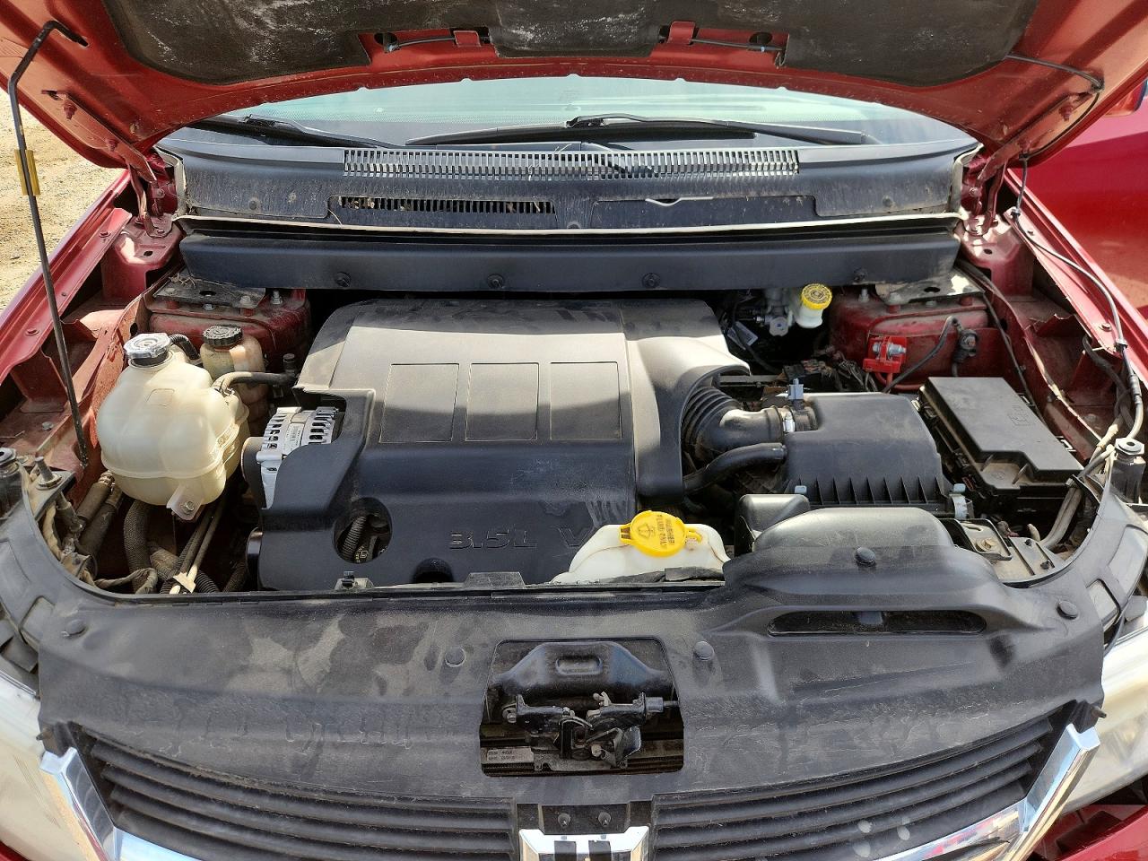 2010 Dodge Journey Sxt Red vin: 3D4PG5FV4AT123382